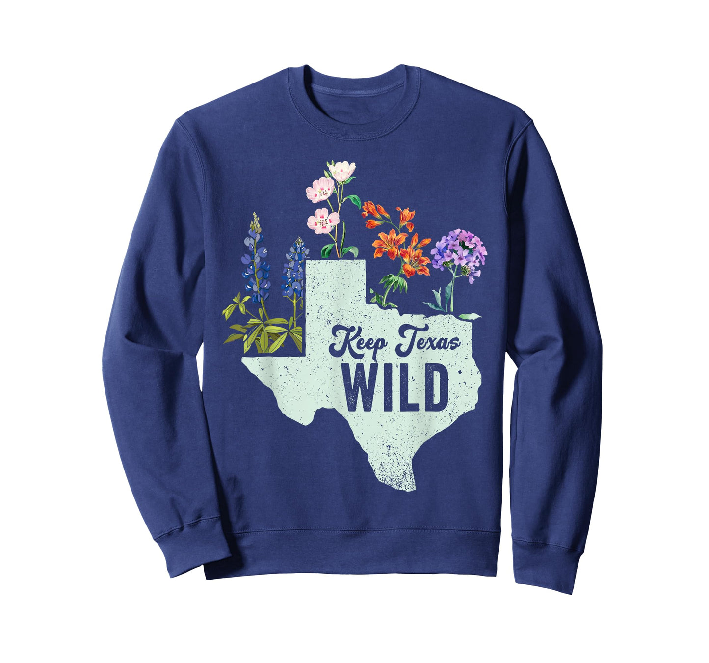 Wildflower Fields Wildflowers Bluebonnet Texas Spring T-Shirt