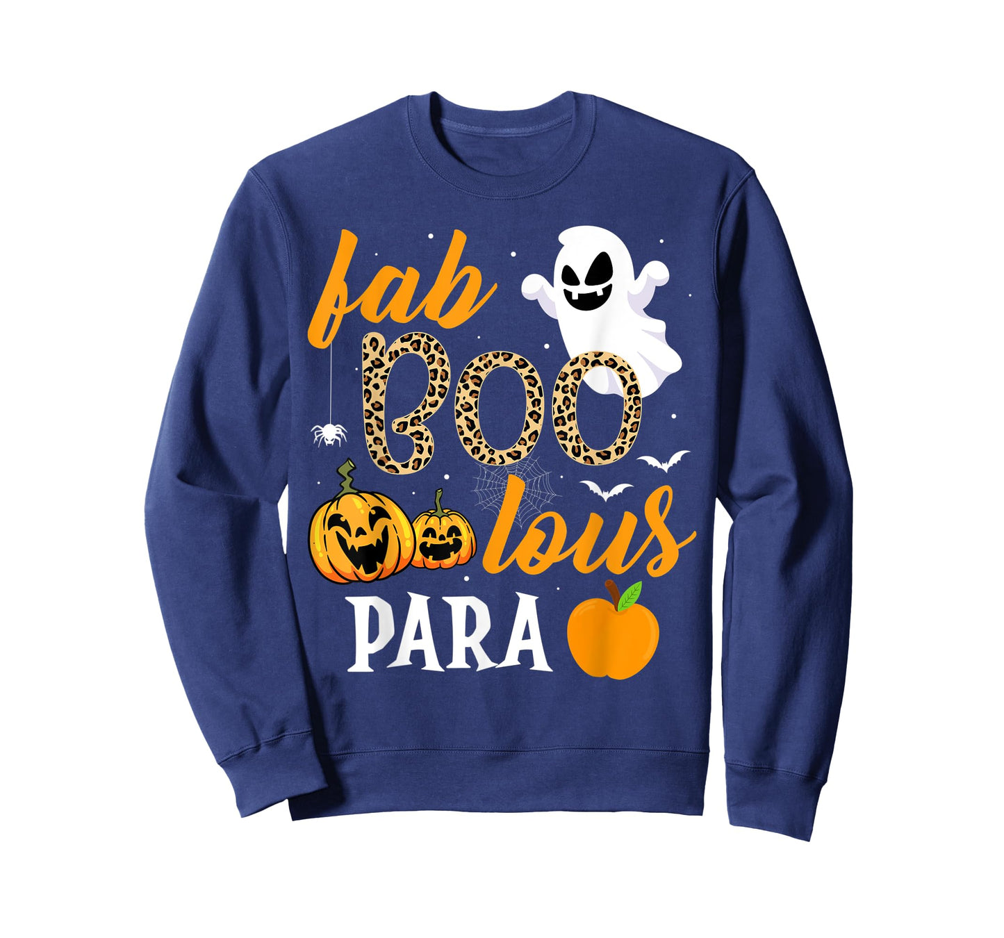 Fab Boo Lous Para Ghost Funny Halloween Costume Teaching T-Shirt
