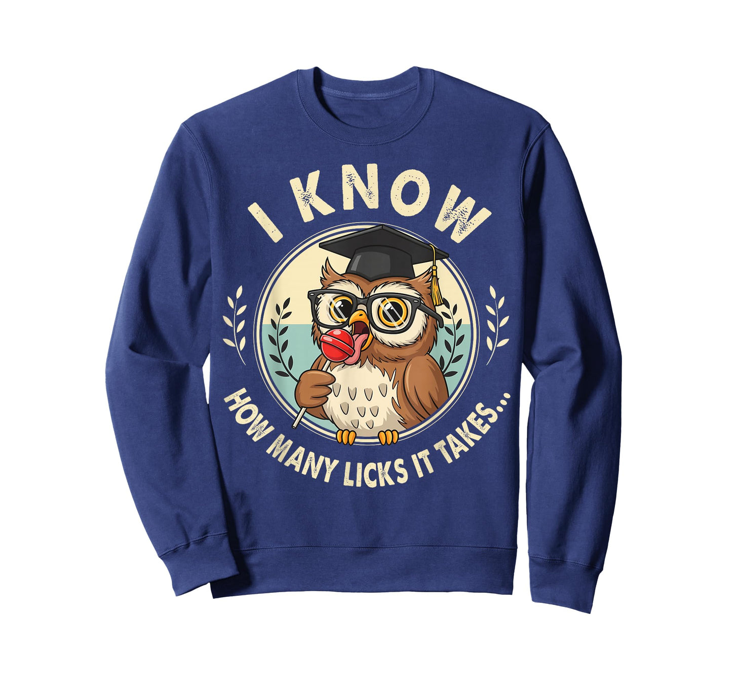 I Know How Many Licks It Takes Funny Owl Lollipop Joke T-Shirt