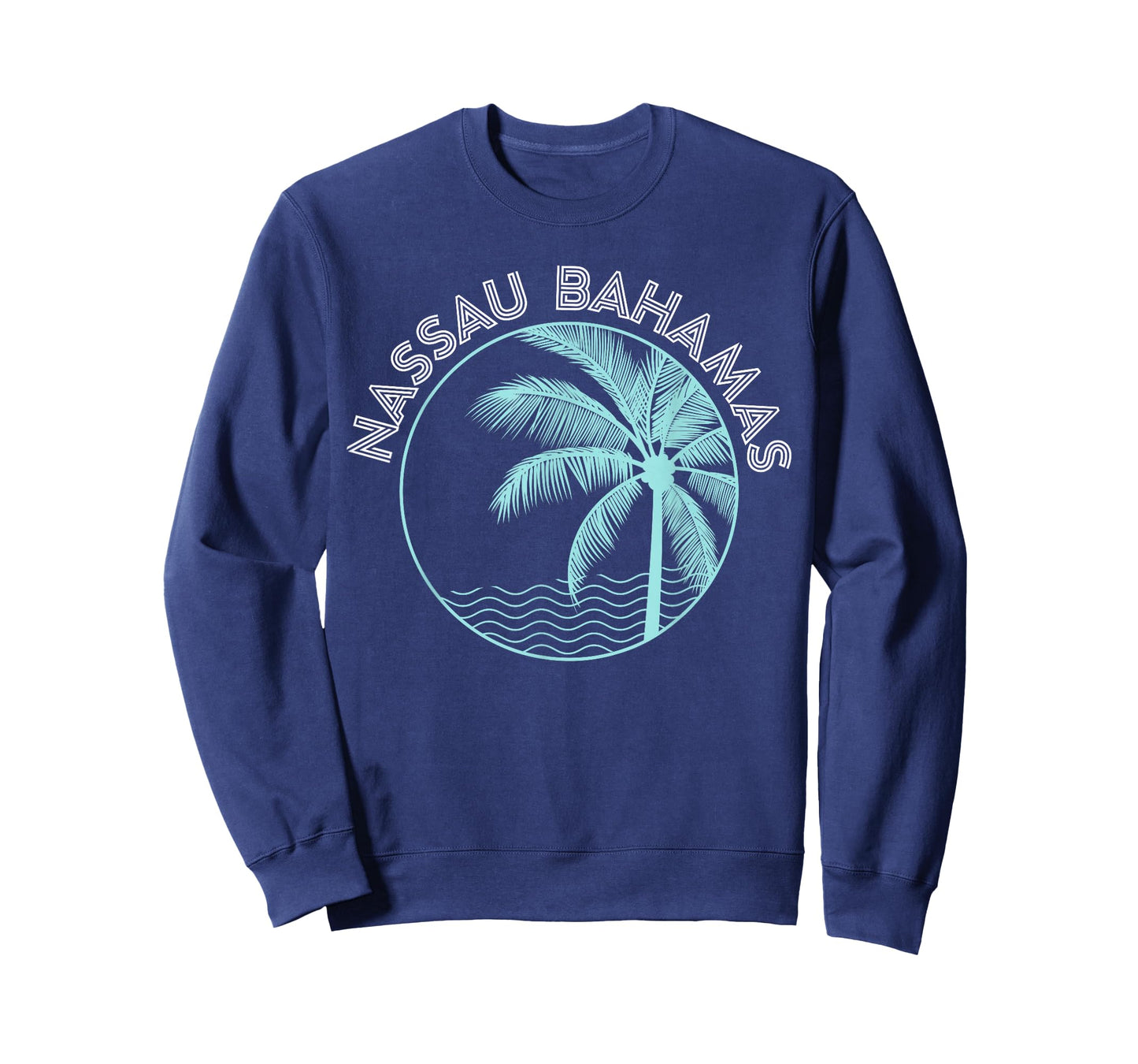 Nassau Bahamas Vintage Printed Sunset T-shirt T-Shirt