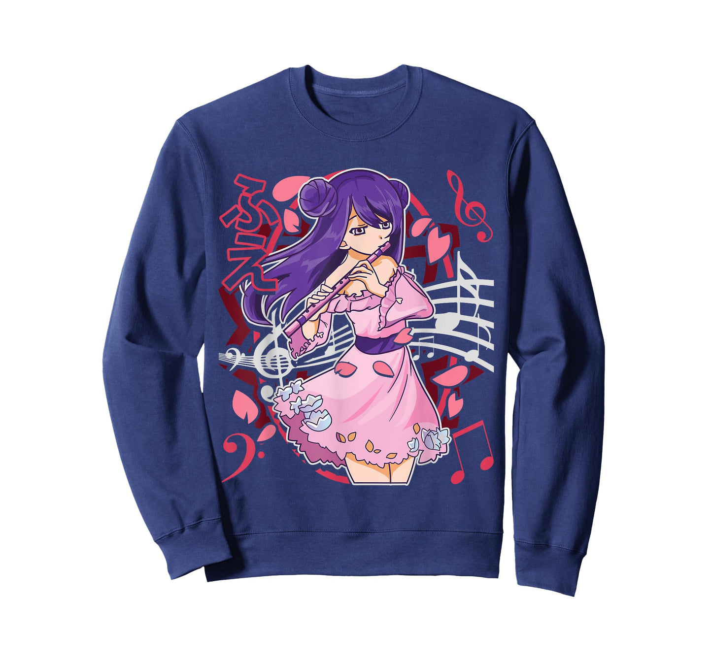 The Flutist | Anime Flute Musician Marching Band Manga Otaku T-Shirt