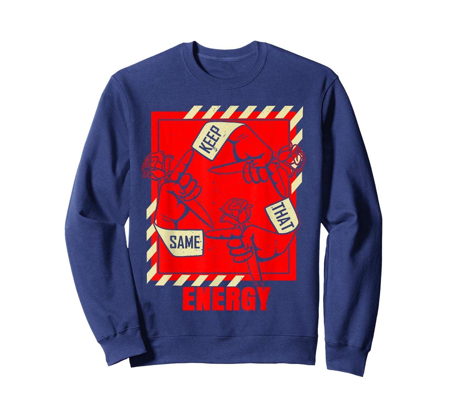 Keep That Same Energy Red Color Graphic T-Shirt