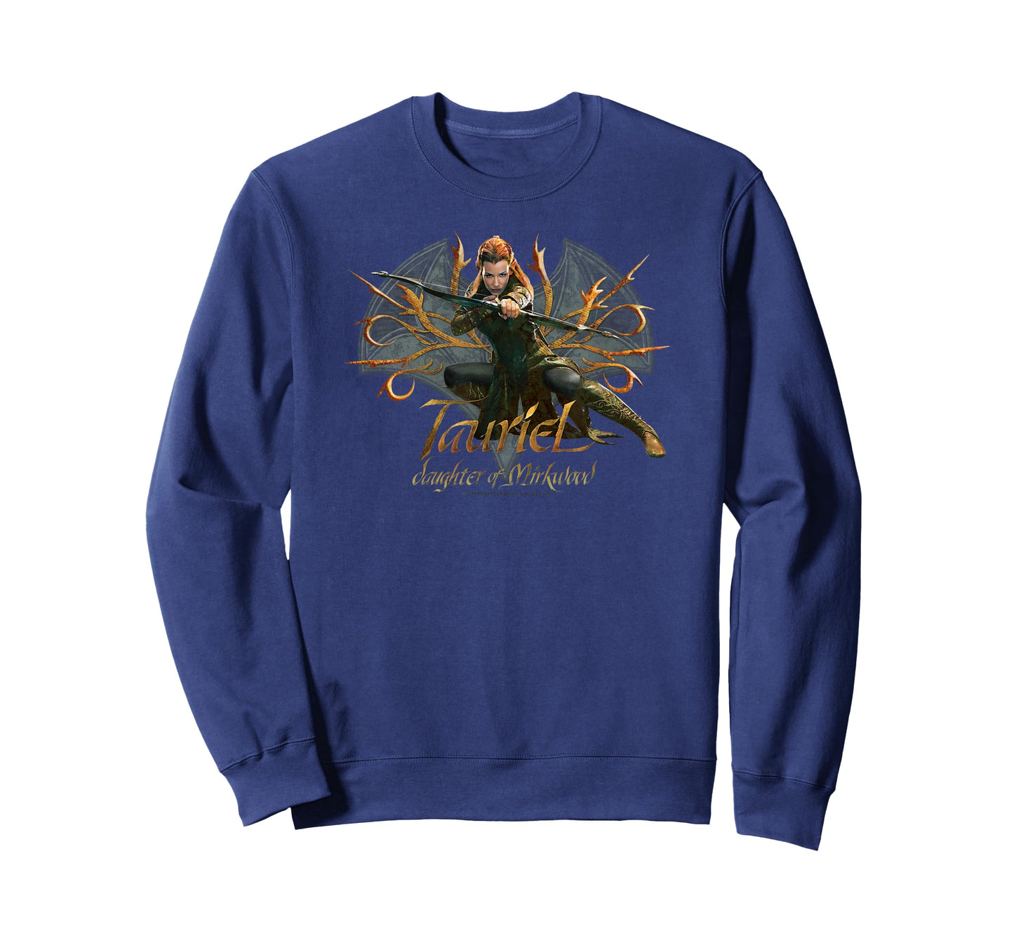 Warner Bros. Hobbit Tauriel Unisex-Adults & Kids Green Cotton Blend T-Shirt