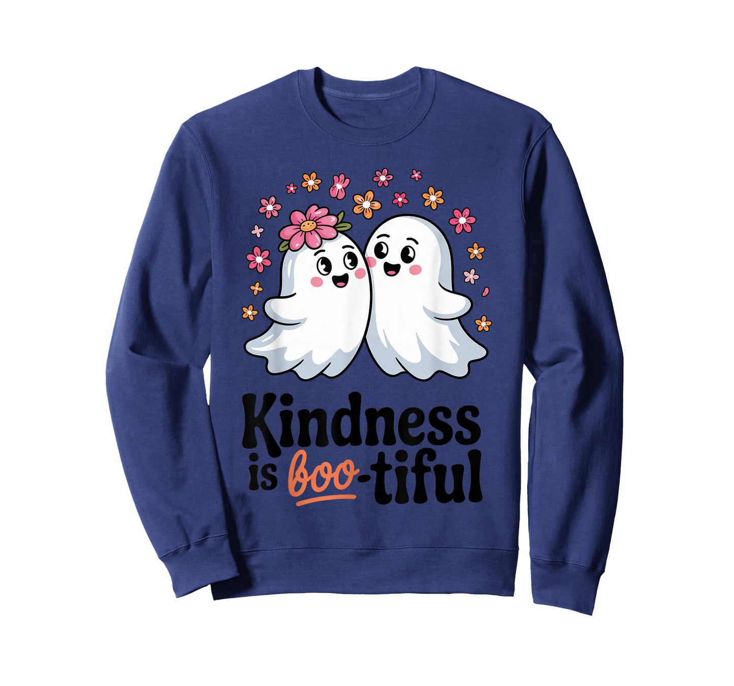 Kindness is Boo-Tiful Cute Halloween Ghost for Toddler Kids T-Shirt