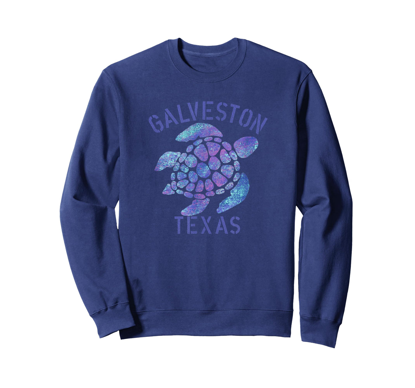 Galveston, TX Beach Design / Tribal Turtle Gift T-Shirt