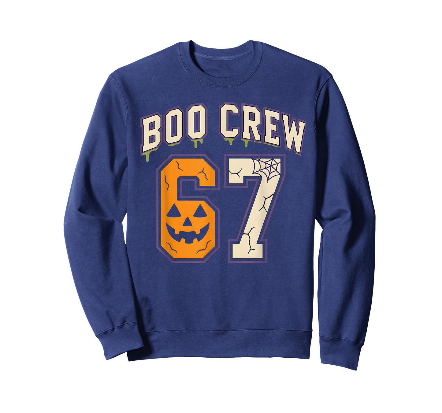 67 Halloween Boo Crew Sports Jersey Brainrot Meme Six Seven T-Shirt