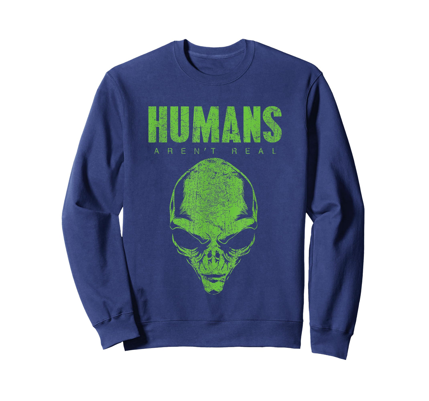 Humans Aren't Real Alien Believer Shirt Funny Cute UFO Space T-Shirt