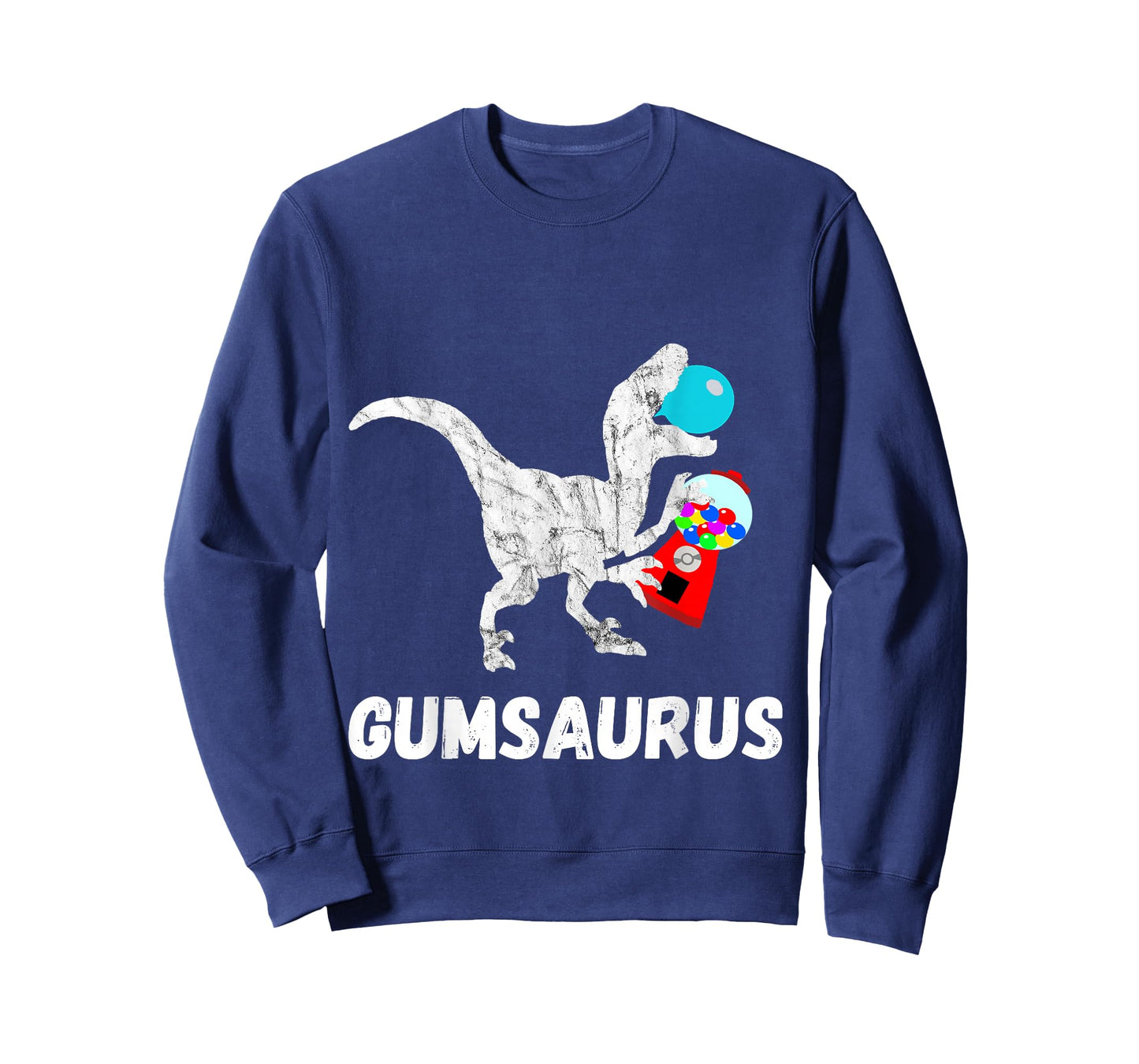 Bubble Gum Saurus Gumball Machine Chewing Dinosaurs T-Rex T-Shirt