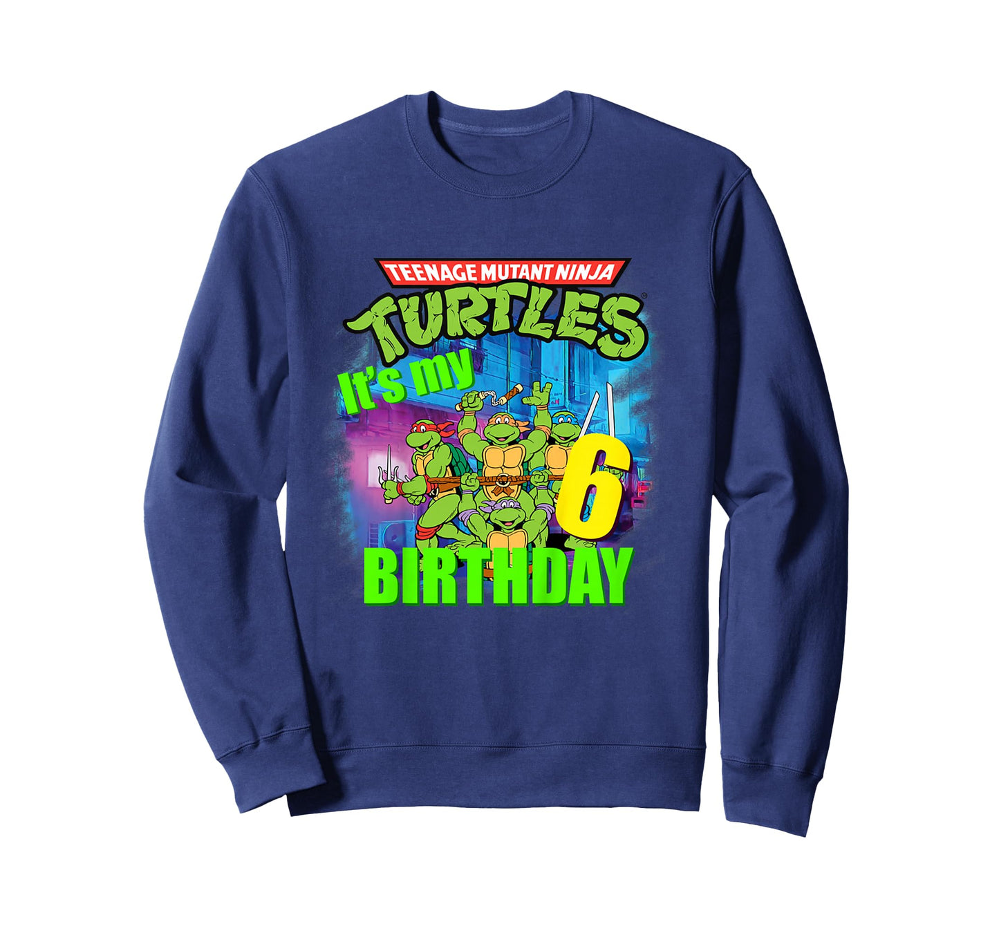 Mademark x Teenage Mutant Ninja Turtles - Original Teenage Mutant Ninja Turtles Sixth Birthday 6th T-Shirt