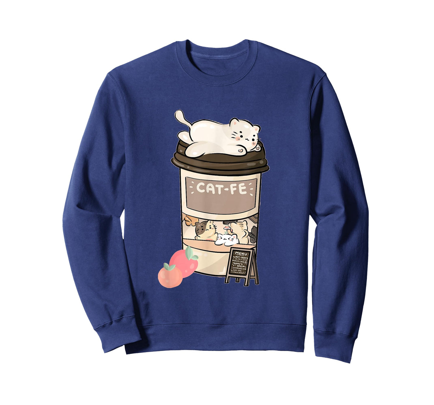 Cute Cat Cafe, Kawaii Cat Coffee, Anime Neko Kitty, Cat Puns T-Shirt