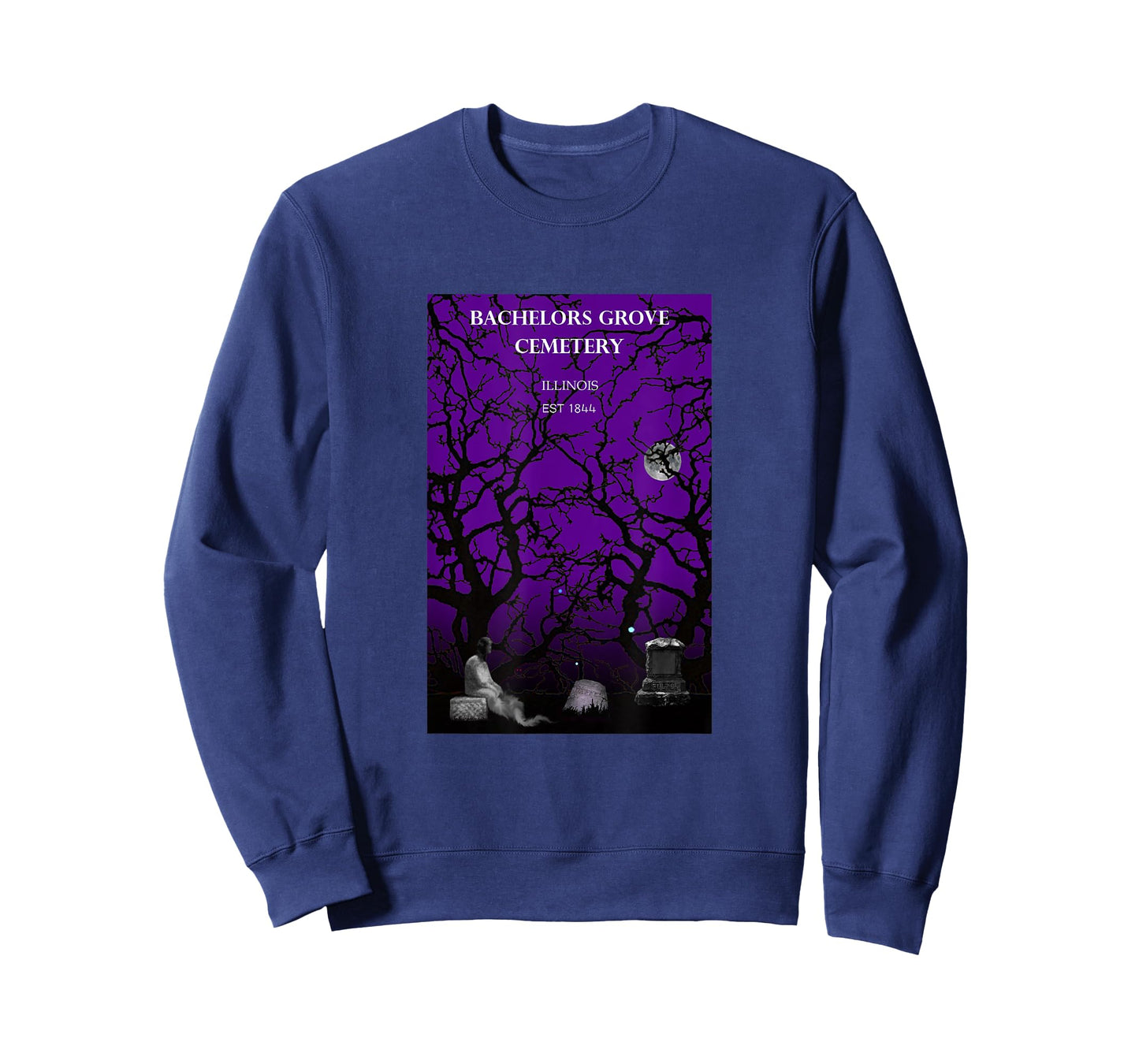 Ghosts of Bachelor's Grove Cemetary: Haunting Halloween T-Shirt