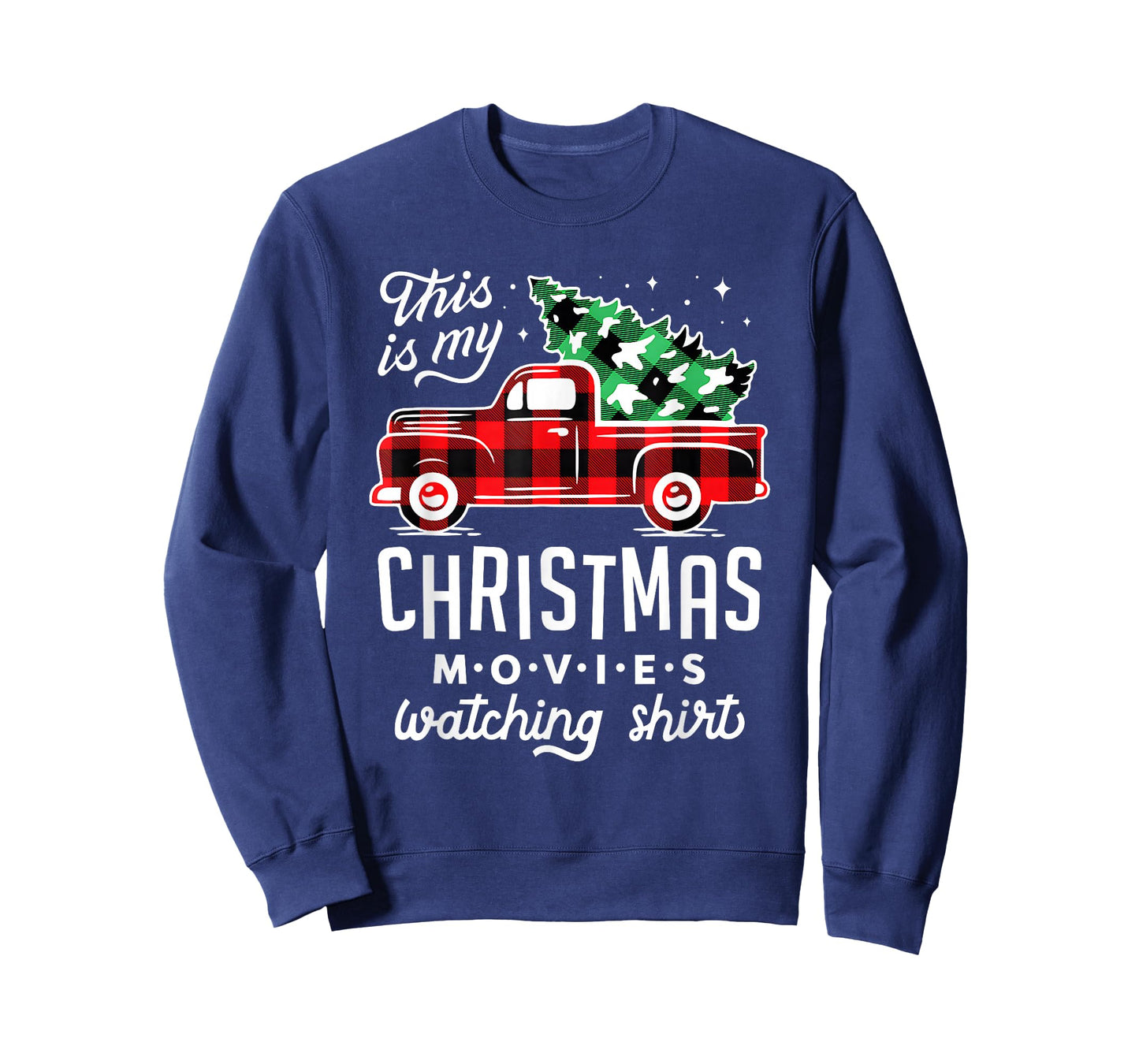 This is My Christmas Movie Watching Shirt Vintage Red Truck T-Shirt