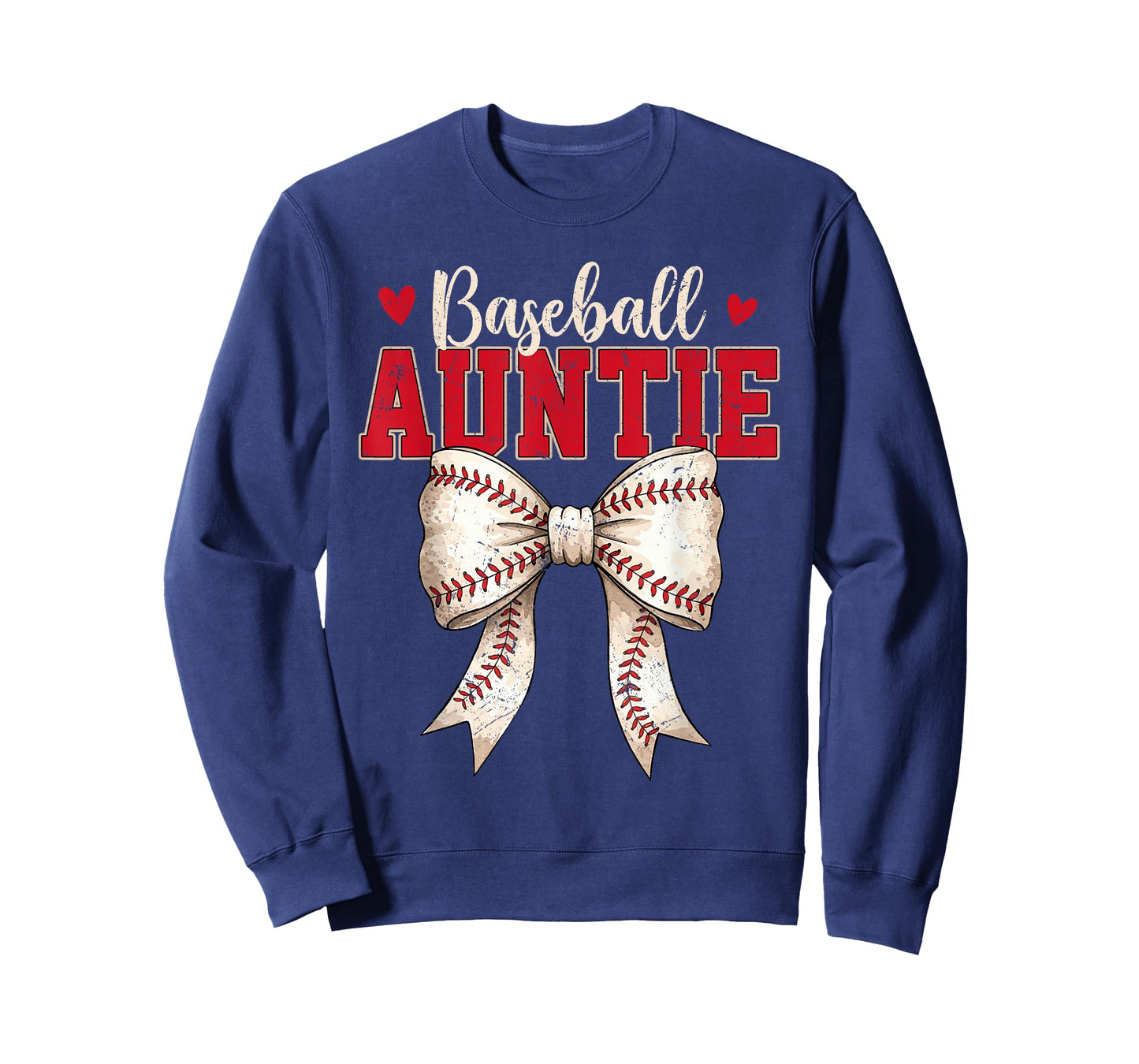 Baseball Auntie Coquette Bow Game Day Mothers Day T-Shirt