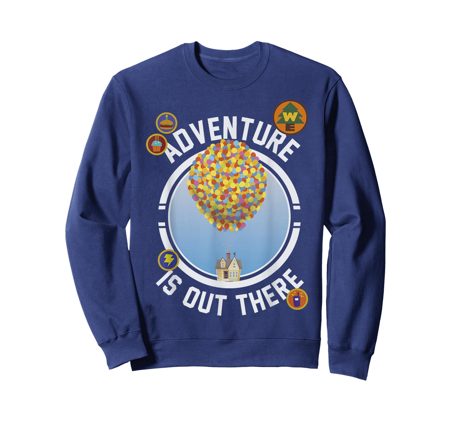 Disney Pixar Up Adventure House Circle Logo Graphic T-Shirt T-Shirt