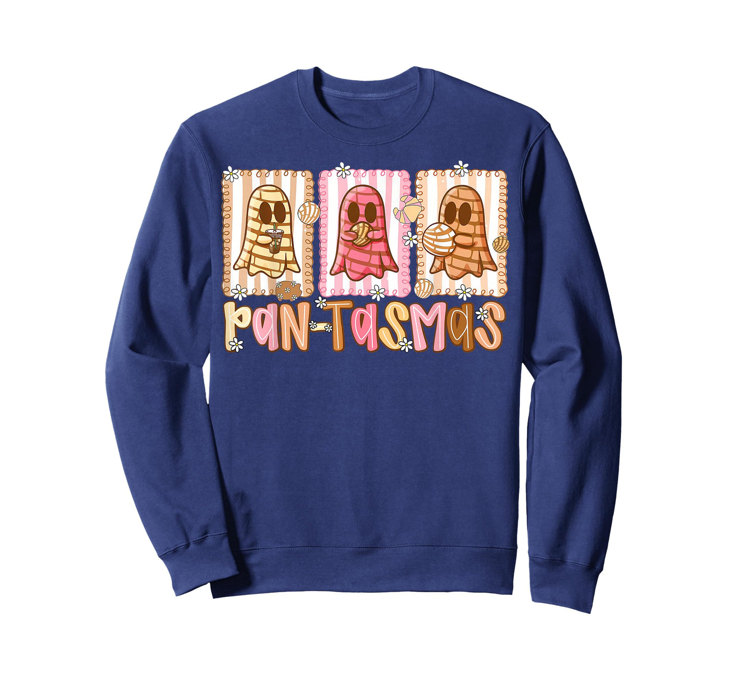 Pantasmas Ghost Funny Spooky Mexican Halloween for Women Men T-Shirt