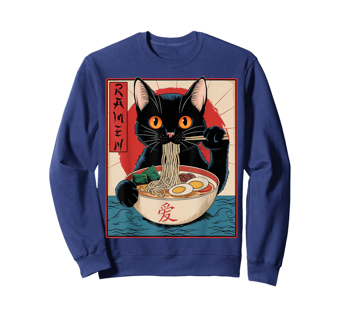 Funny Cat Eating Ramen T-Shirt