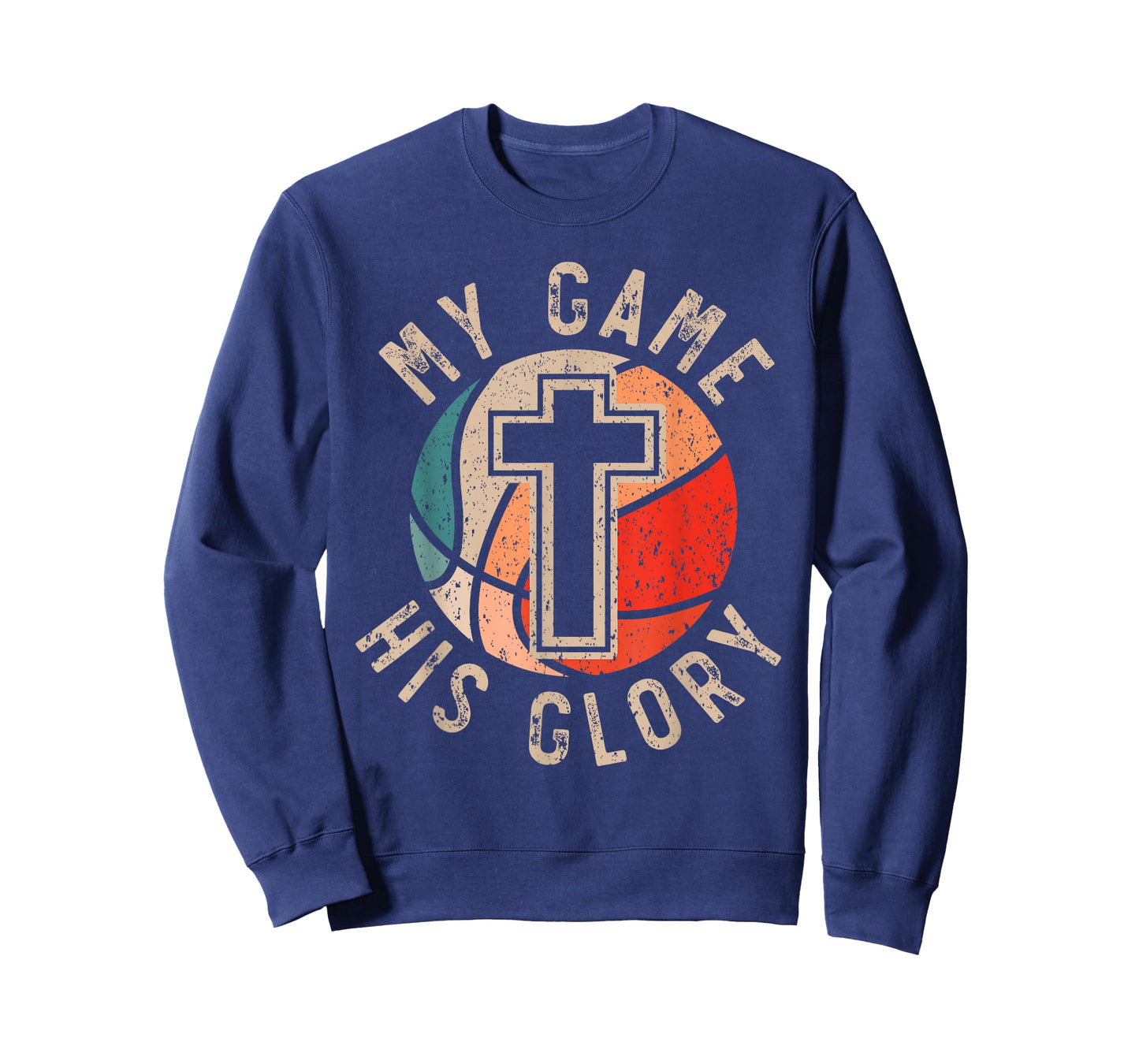 Basketball And Jesus Christ Christian Believer Hooper T-Shirt