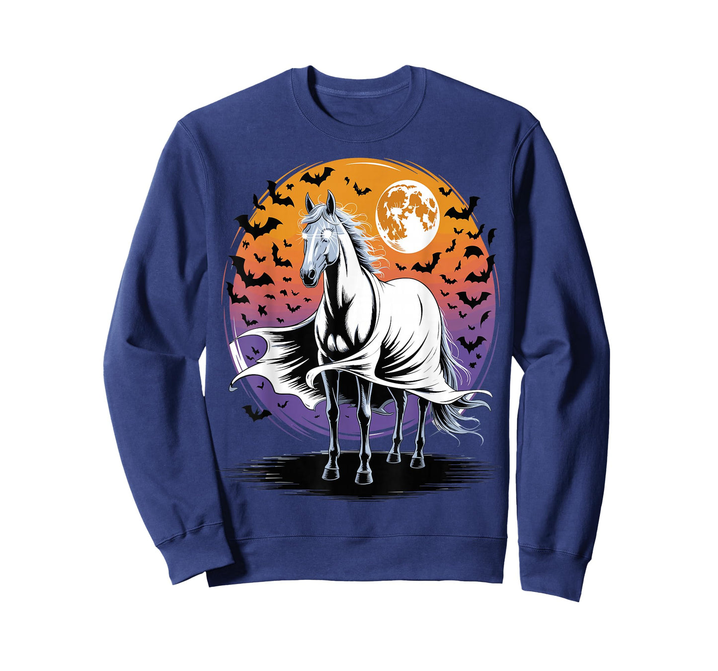 Halloween Horse Ghost Spooky Costume T-Shirt