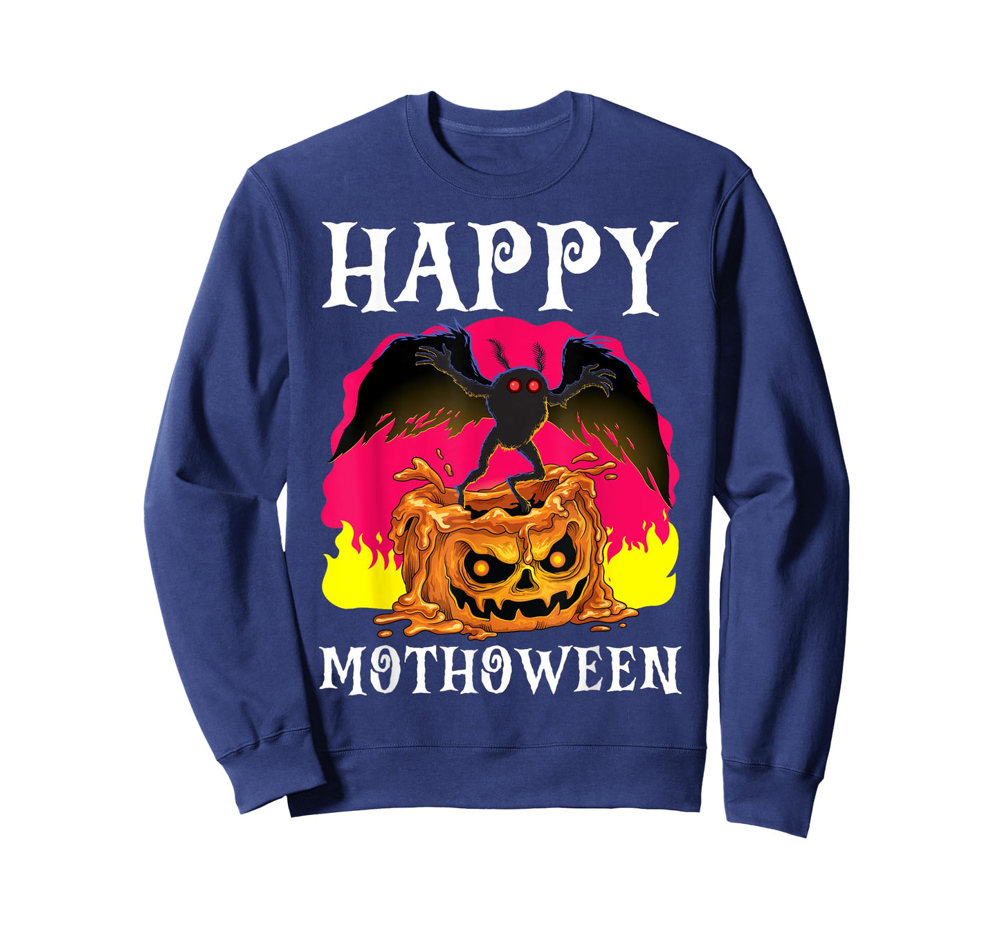 Happy Mothoween Halloween Mothman Folklore Creepy Cryptid T-Shirt