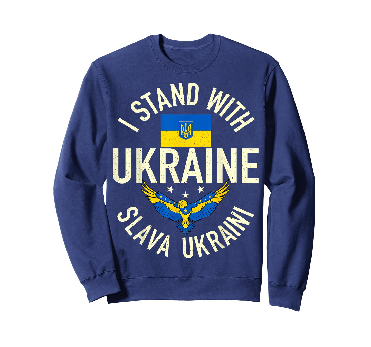 Support Ukraine I Stand With Ukraine Ukrainian Flag Patriot T-Shirt