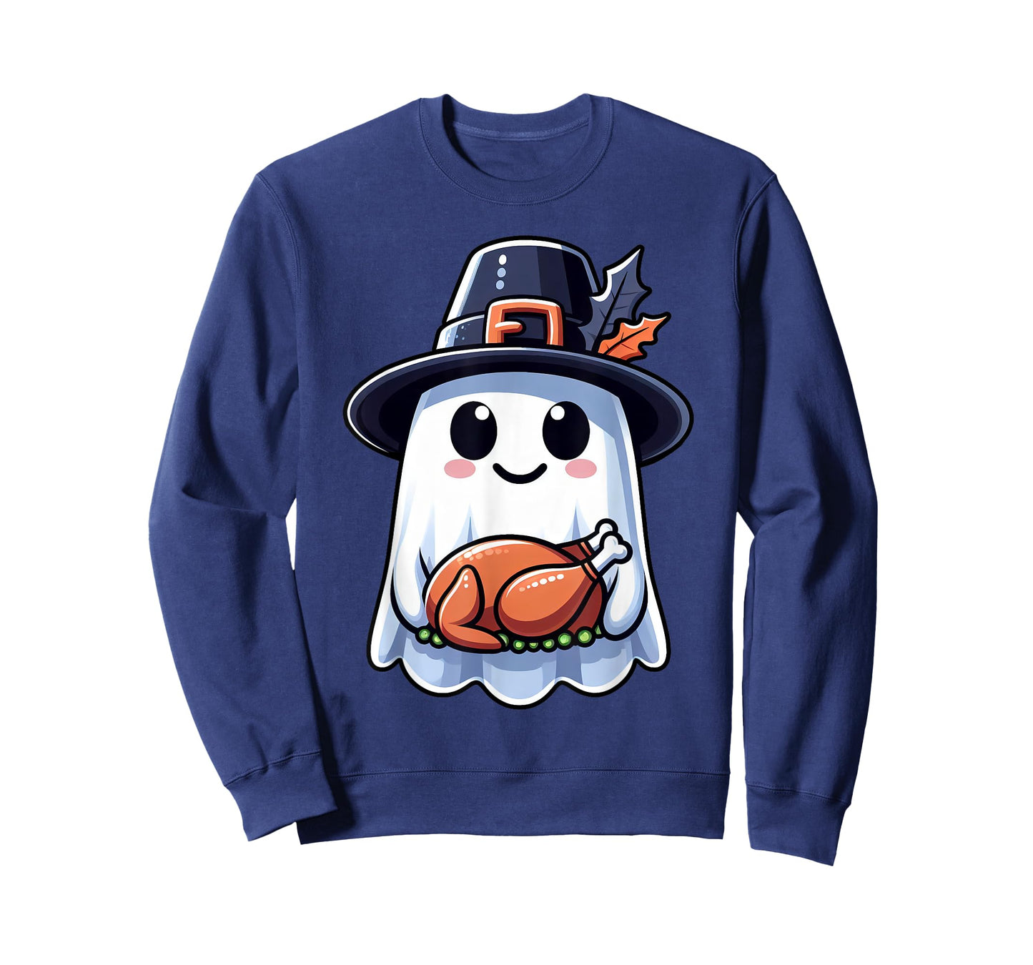 Thanksgiving Ghost Turkey Pocket Cute My Boo Halloween T-Shirt