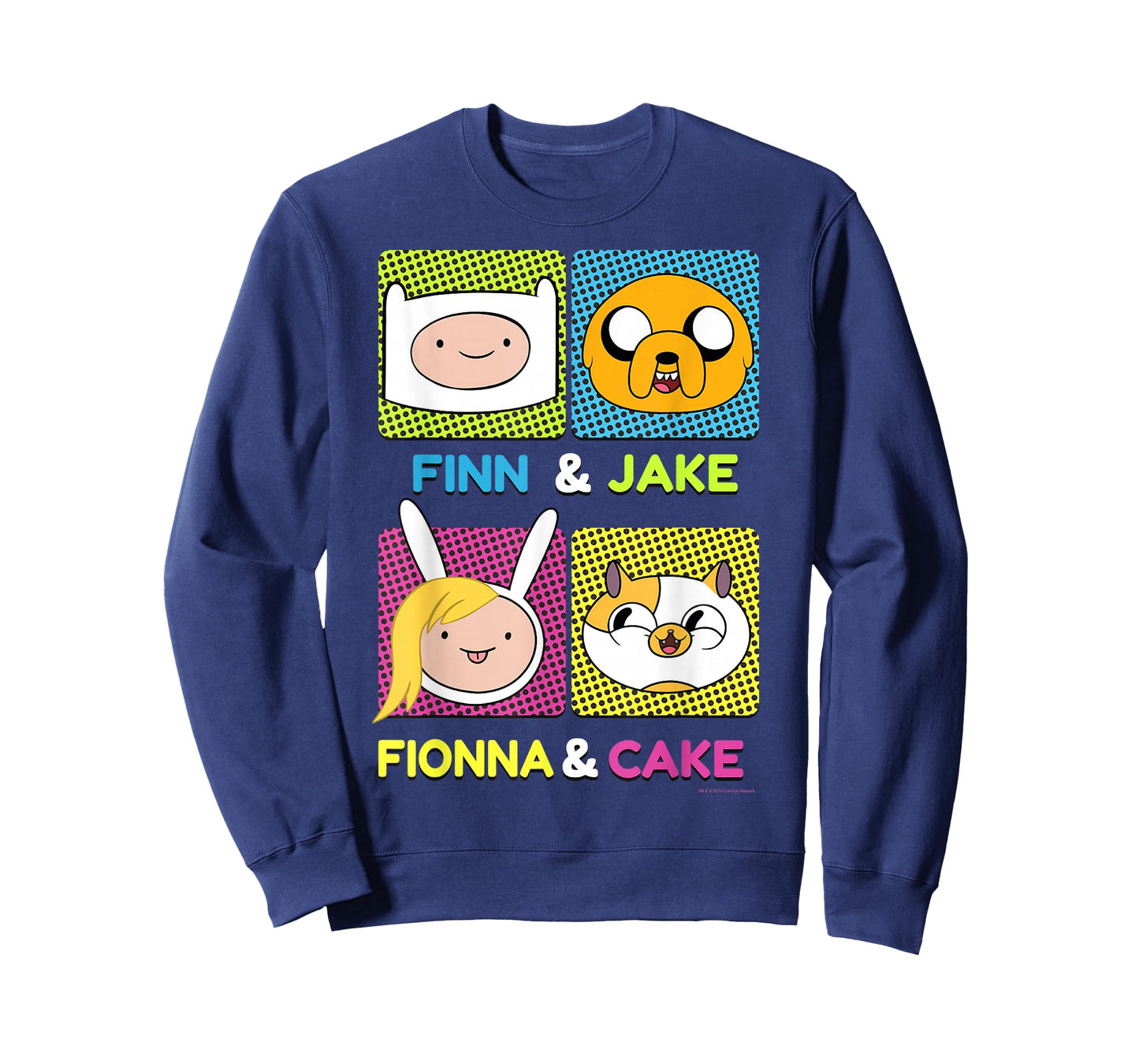 CN Adventure Time Finn & Jake Fionna & Cake Box Up T-Shirt