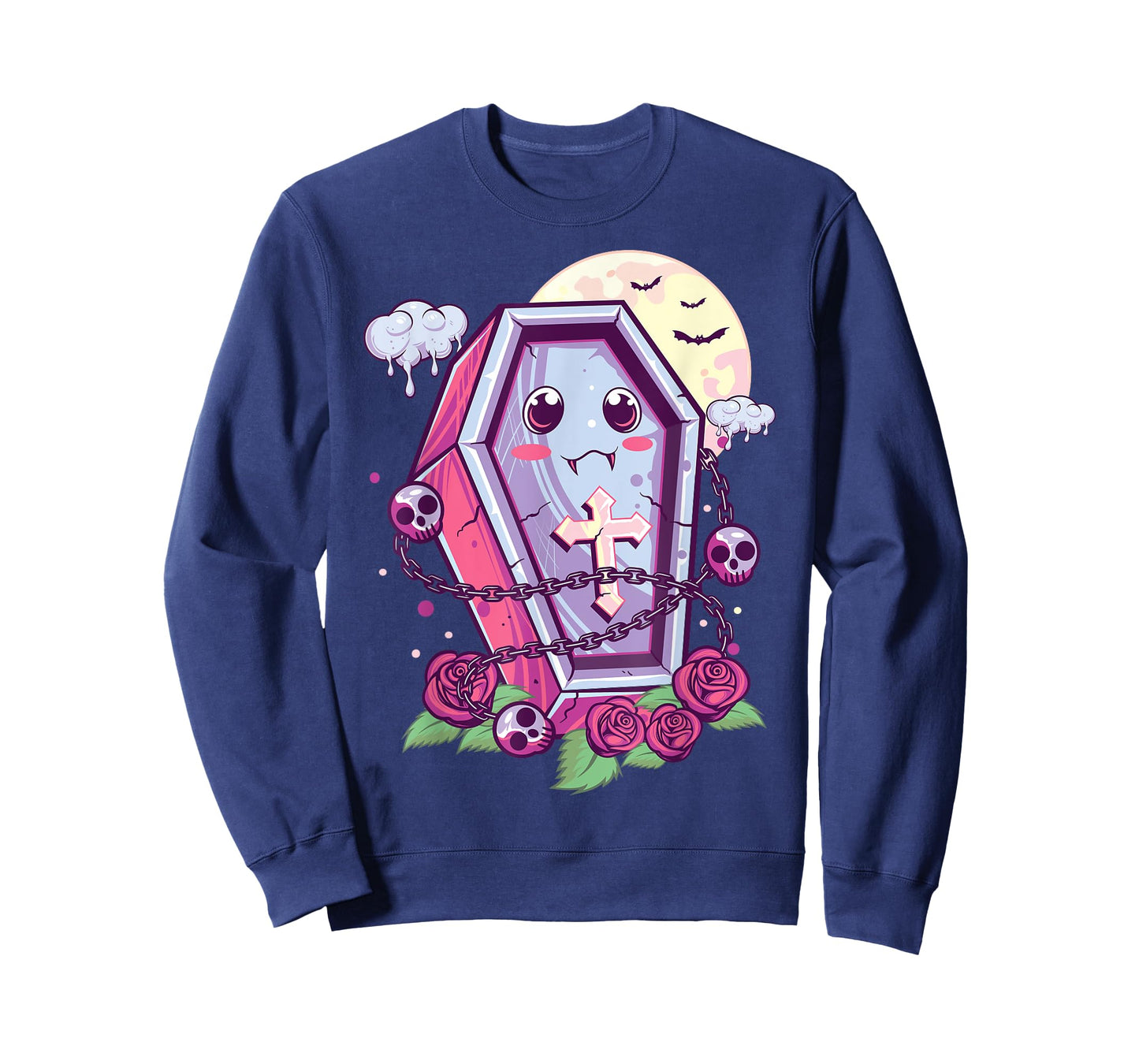 Kawaii Pastel Goth Cute Creepy Coffin Menhera Occult Nu Goth T-Shirt