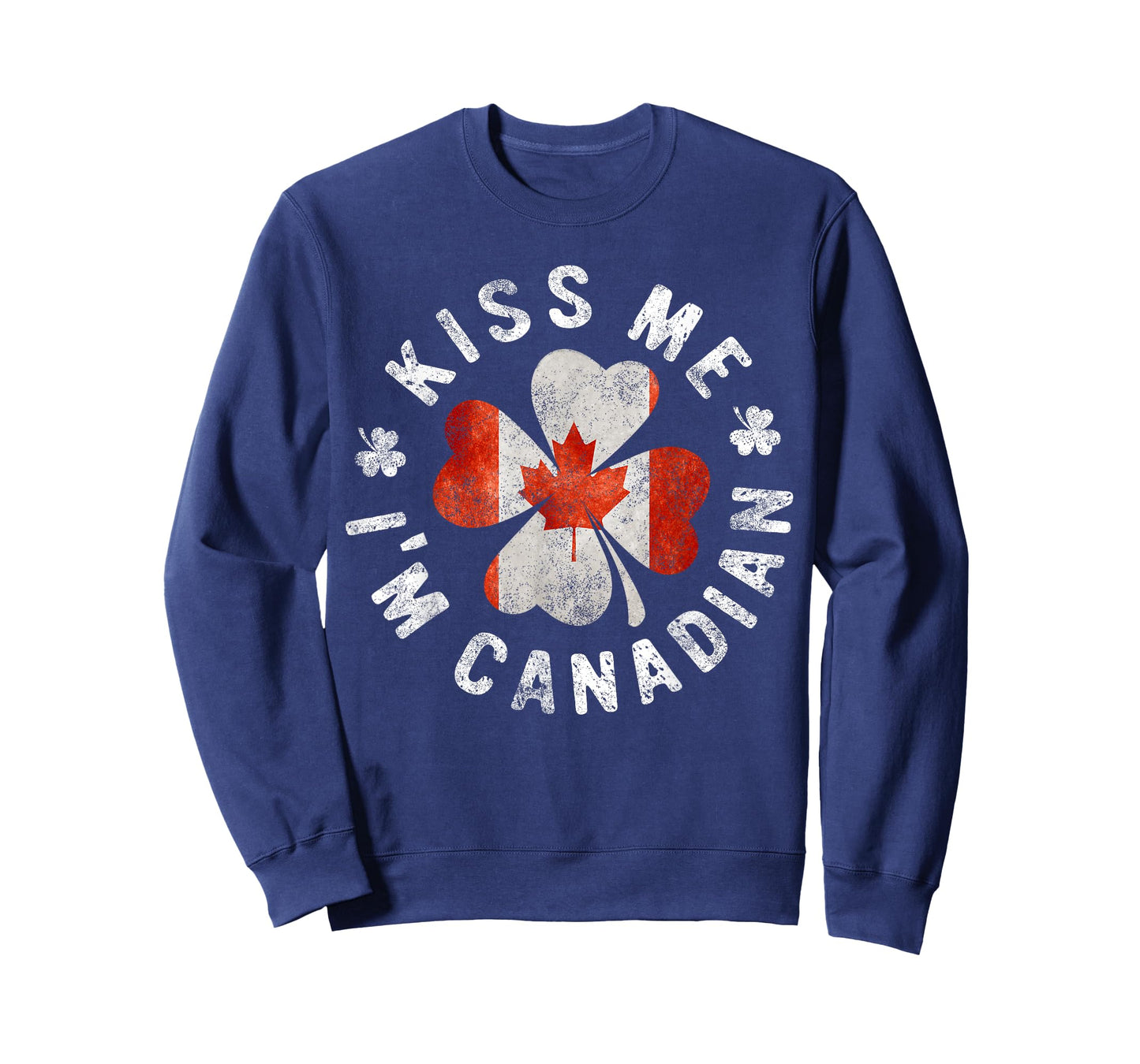 Kiss Me I'm Canadian T-Shirt St Patrick's Day Canada Gift T-Shirt