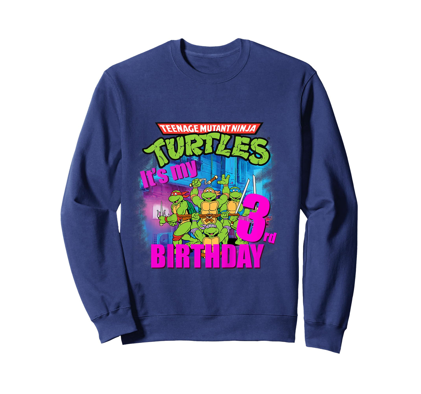Mademark x Teenage Mutant Ninja Turtles - Kids Original Teenage Mutant Ninja Turtles 3rd Third Birthday T-Shirt
