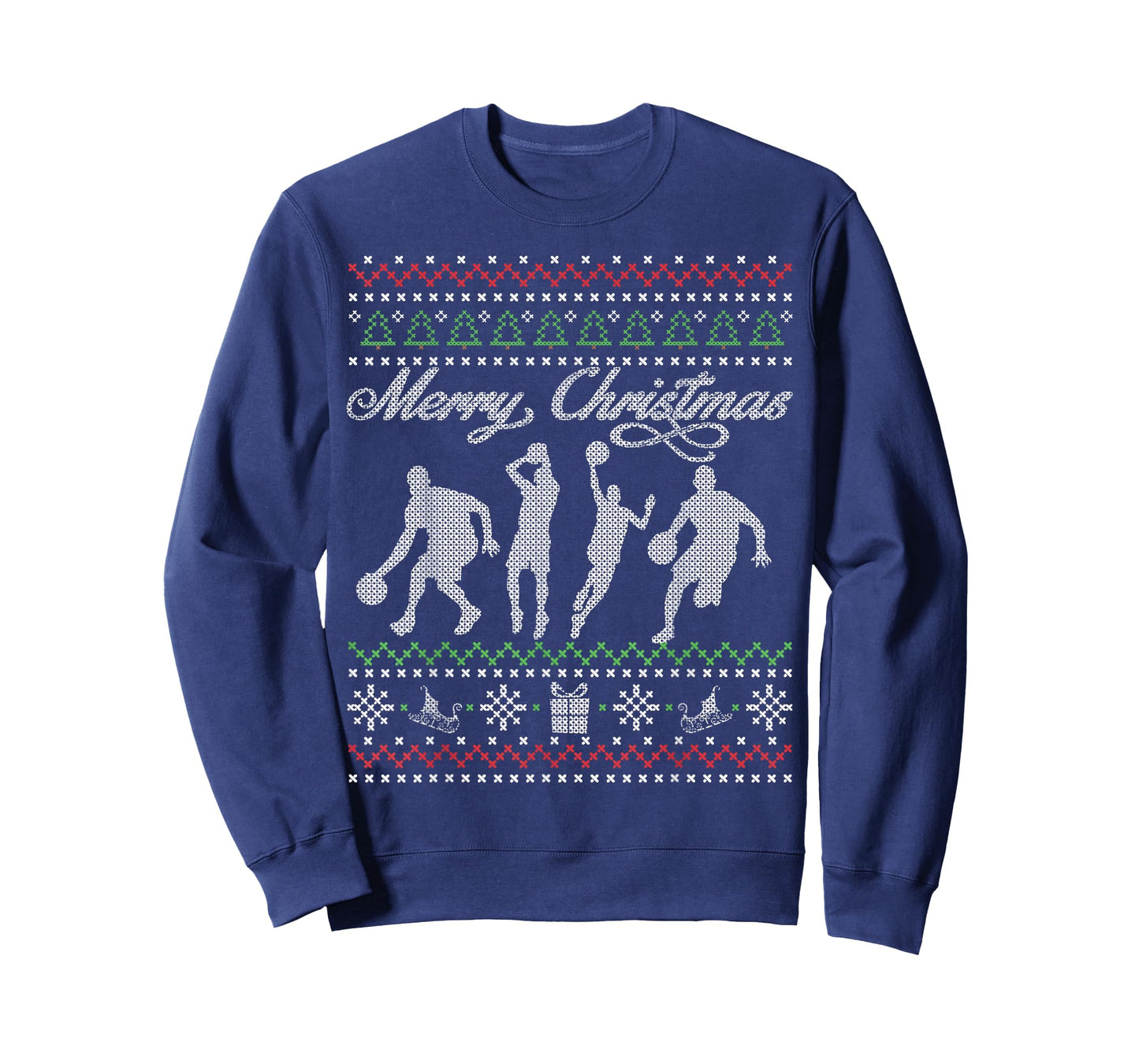 Basketball Christmas T Shirt | Ugly Xmas Gift T-Shirt