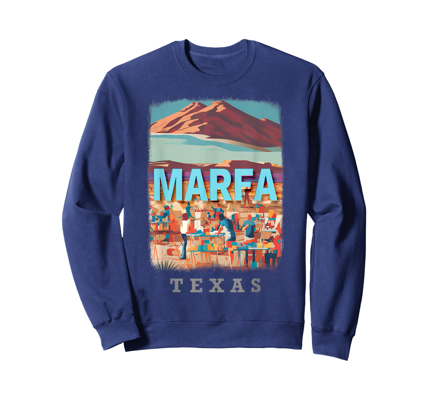 Marfa Texas TX Artistic Oasis SD179 T-Shirt
