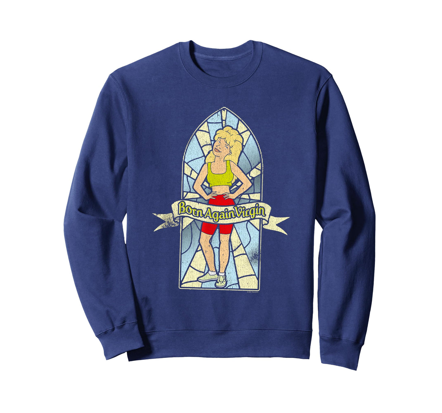 King of The Hill Born Again Virgin Luanne Stained Glass T-Shirt