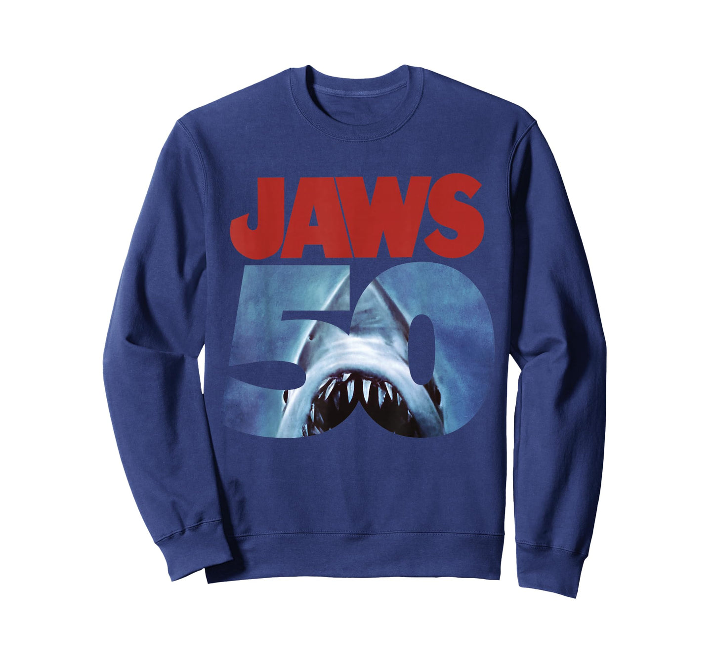 Jaws 50th Anniversary Logo Front & Back T-Shirt