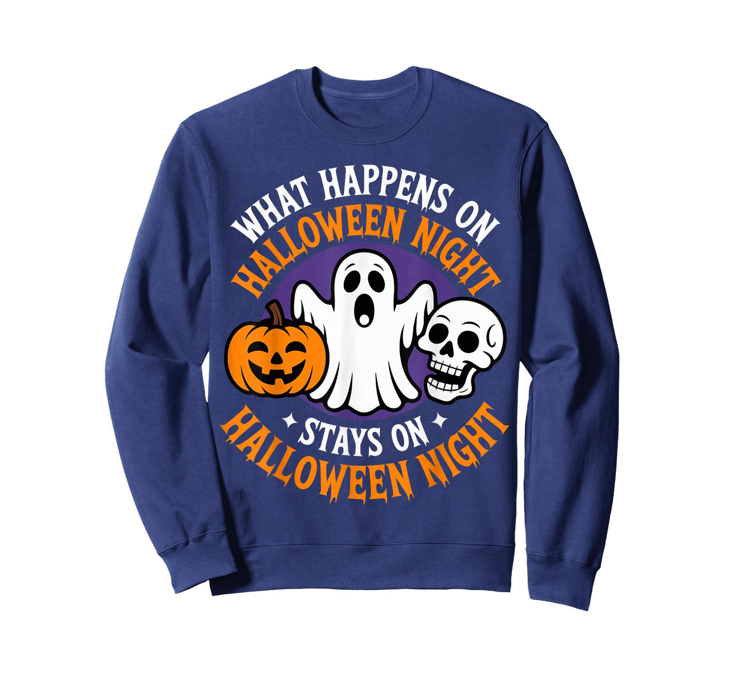 Spooky Night Humor Quote Costume Party Funny Halloween Ghost T-Shirt