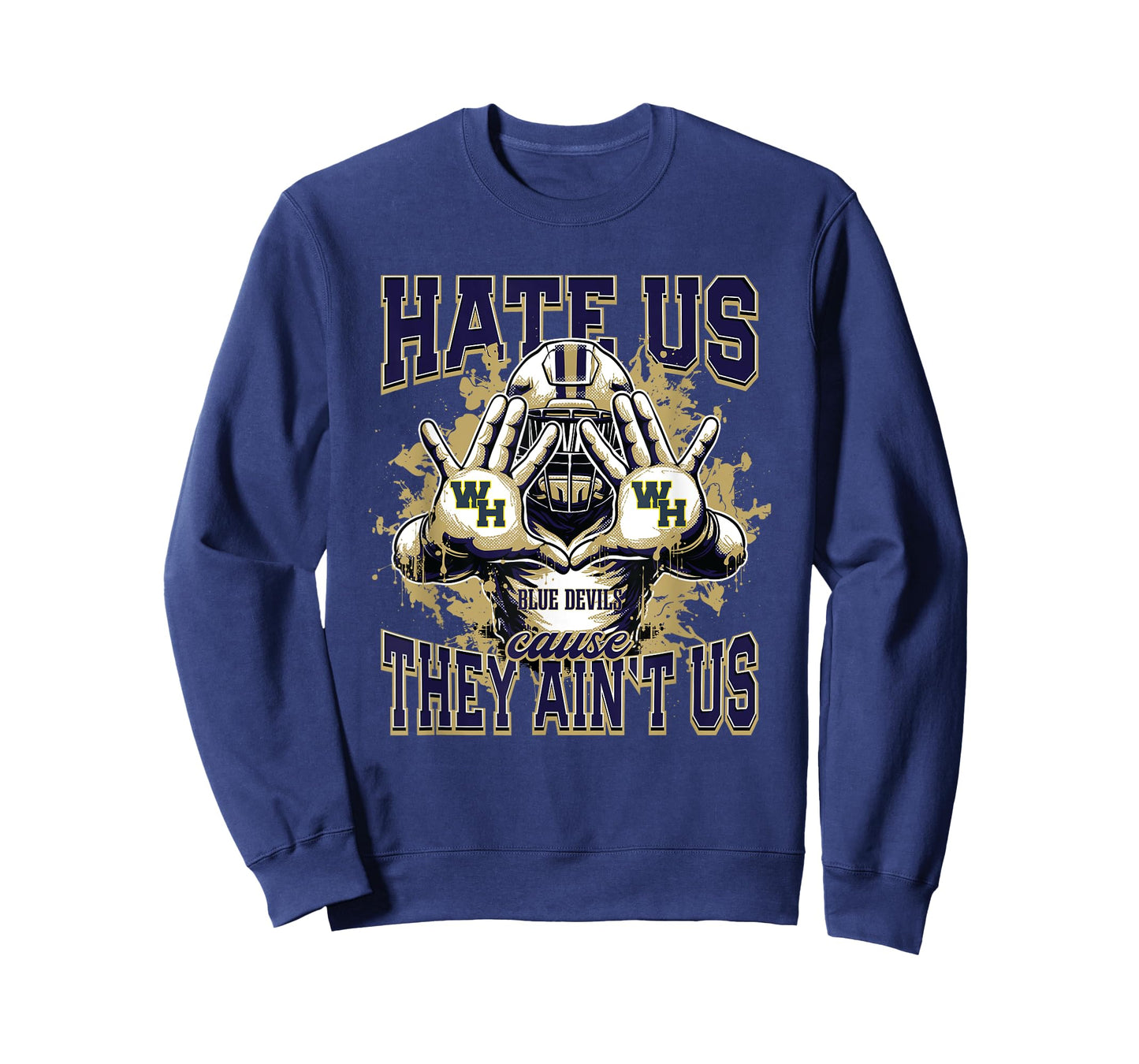 Winter Haven Blue Devils Logo Hate Us Cause They Ain't HS T-Shirt