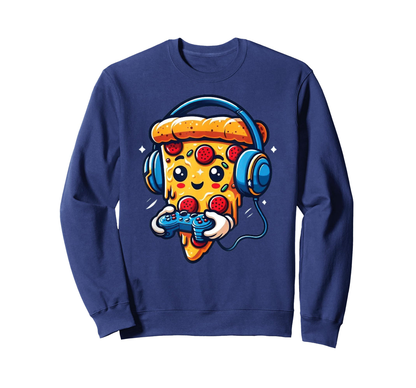 Gamer Pizza Video Gaming Funny Food Men Boys Kids Teen Youth T-Shirt