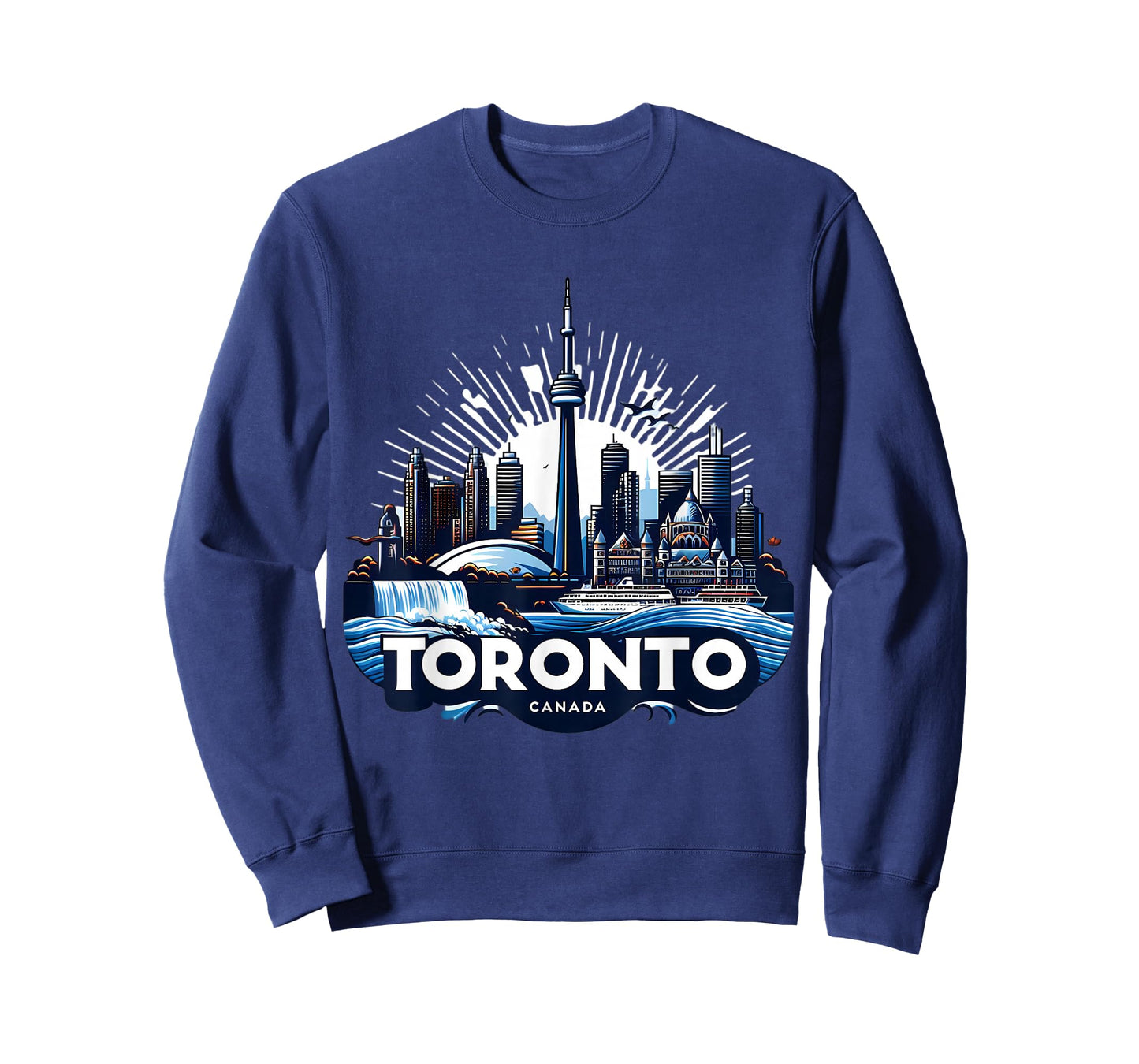 Toronto Canada City Landmarks Souvenir Canadian Proud T-Shirt
