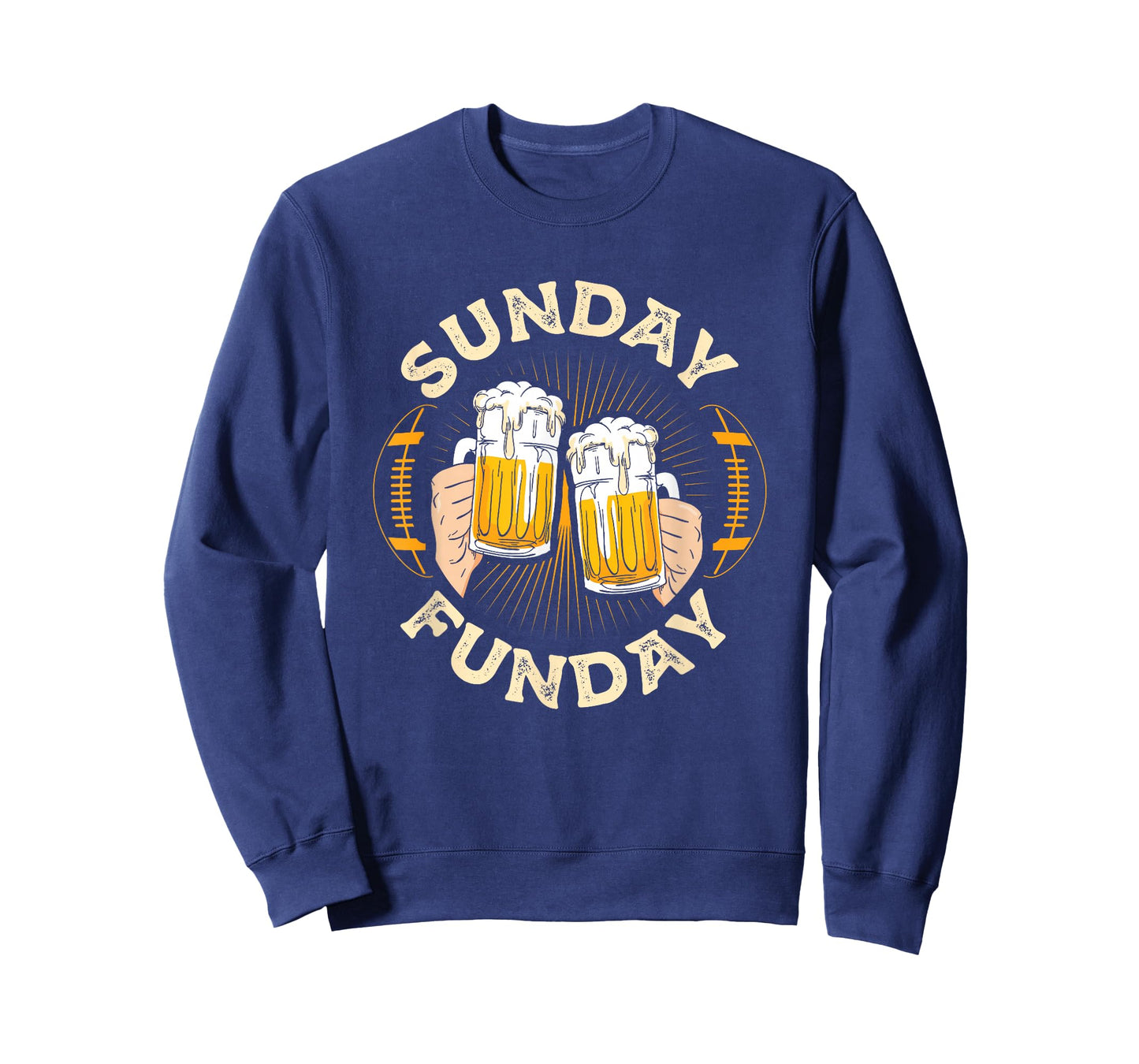 Sunday Funday Funny Football Gift Sport Lovers Football Beer T-Shirt