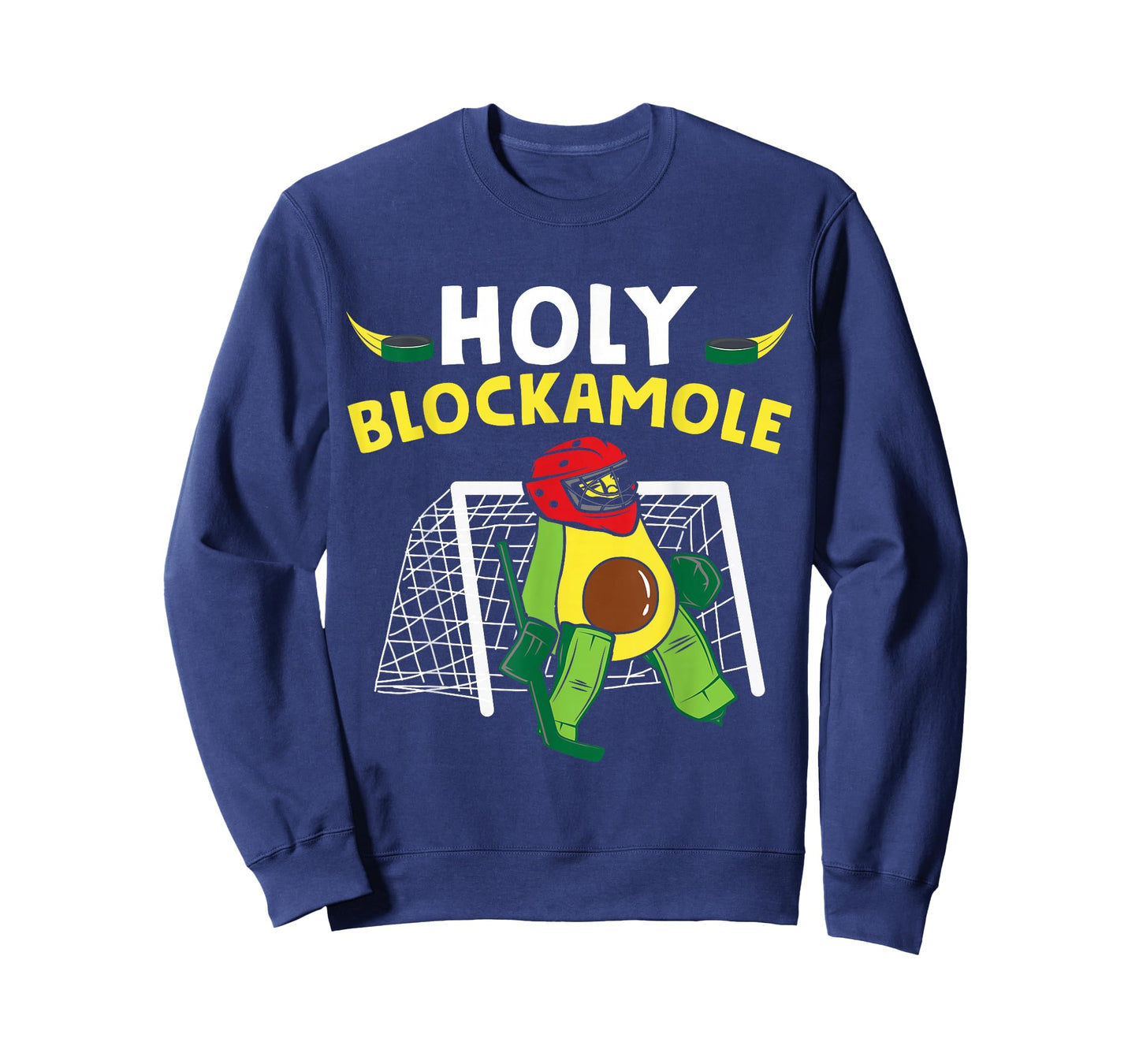 Funny Ice Hockey Goalie Ice Hockey Player Avocado T-Shirt