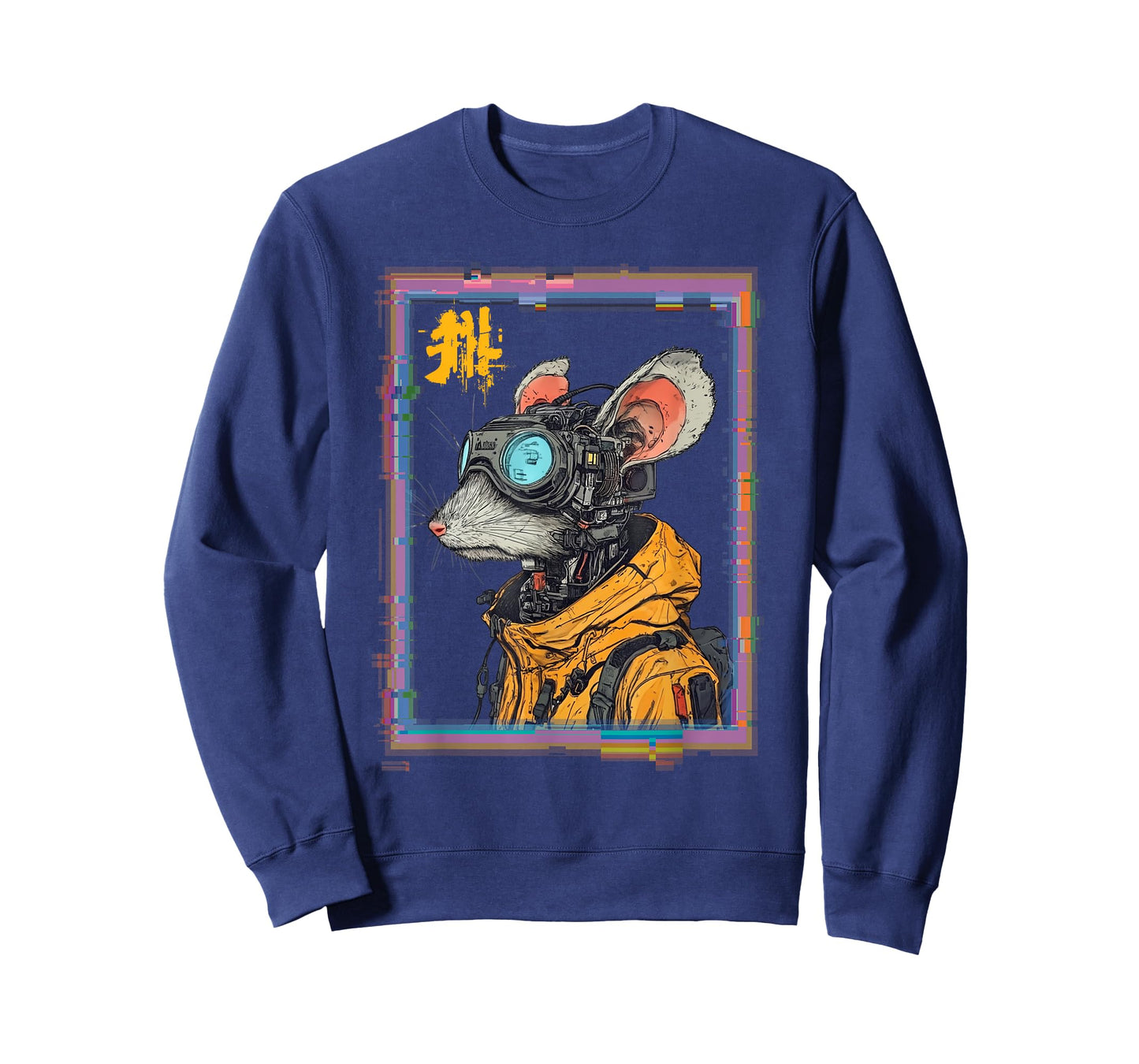 Japanese Cyberpunk Mouse Cool Rat T-Shirt