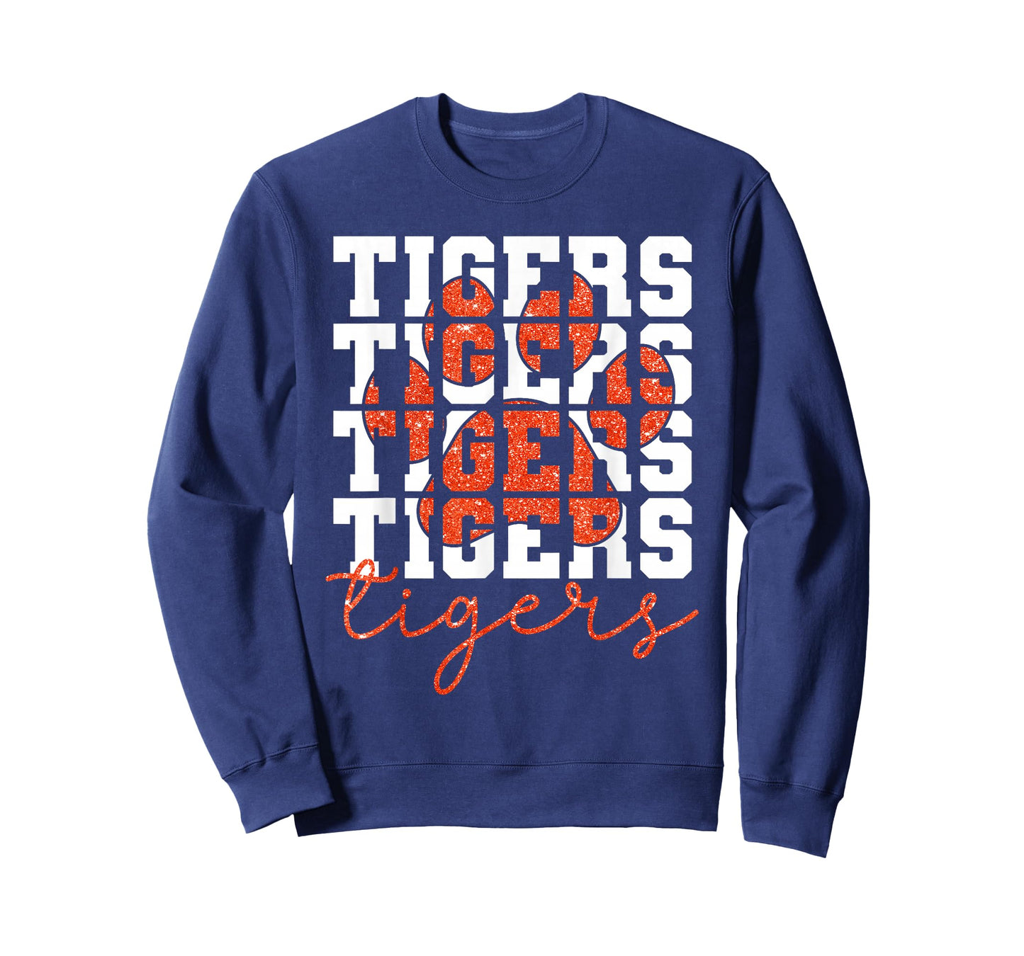 Vintage Tigers School Sports Name Spirit Back To School T-Shirt