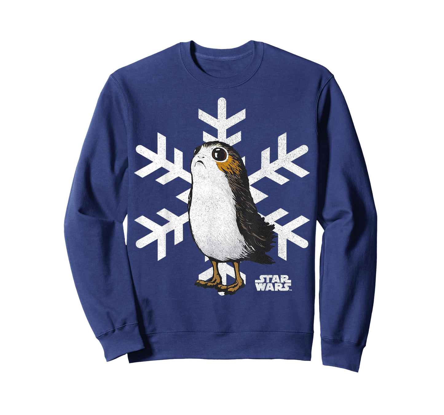 Star Wars Porg Snowflake Christmas Holiday Graphic T-Shirt T-Shirt