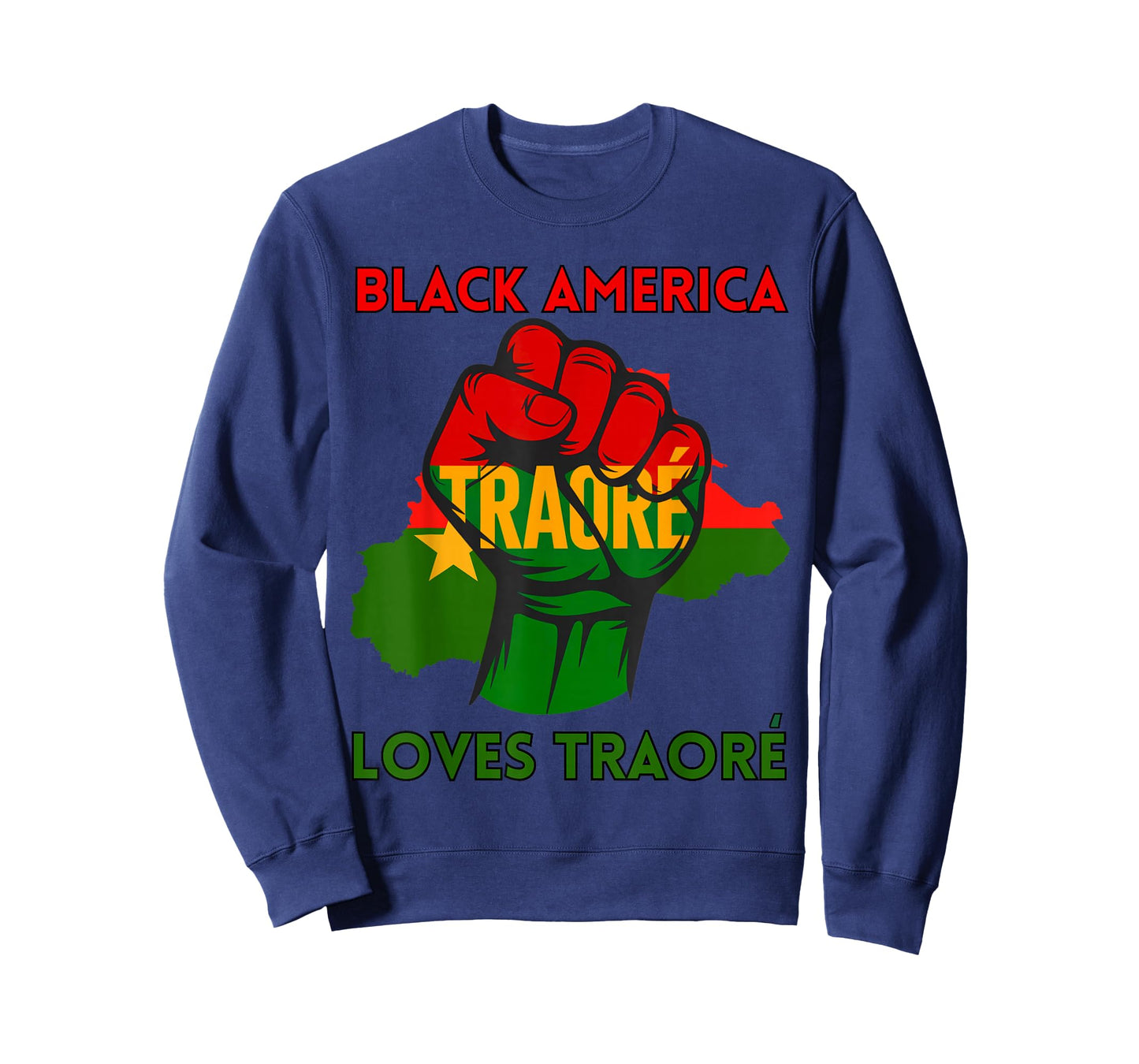 Burkina Ibrahim Traoré Shirt Black loves Ibrahima Traoré T-Shirt
