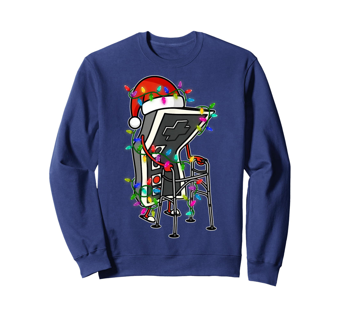 Old Gamer Gaming Retro 80s 90s Funny Video Game Christmas T-Shirt