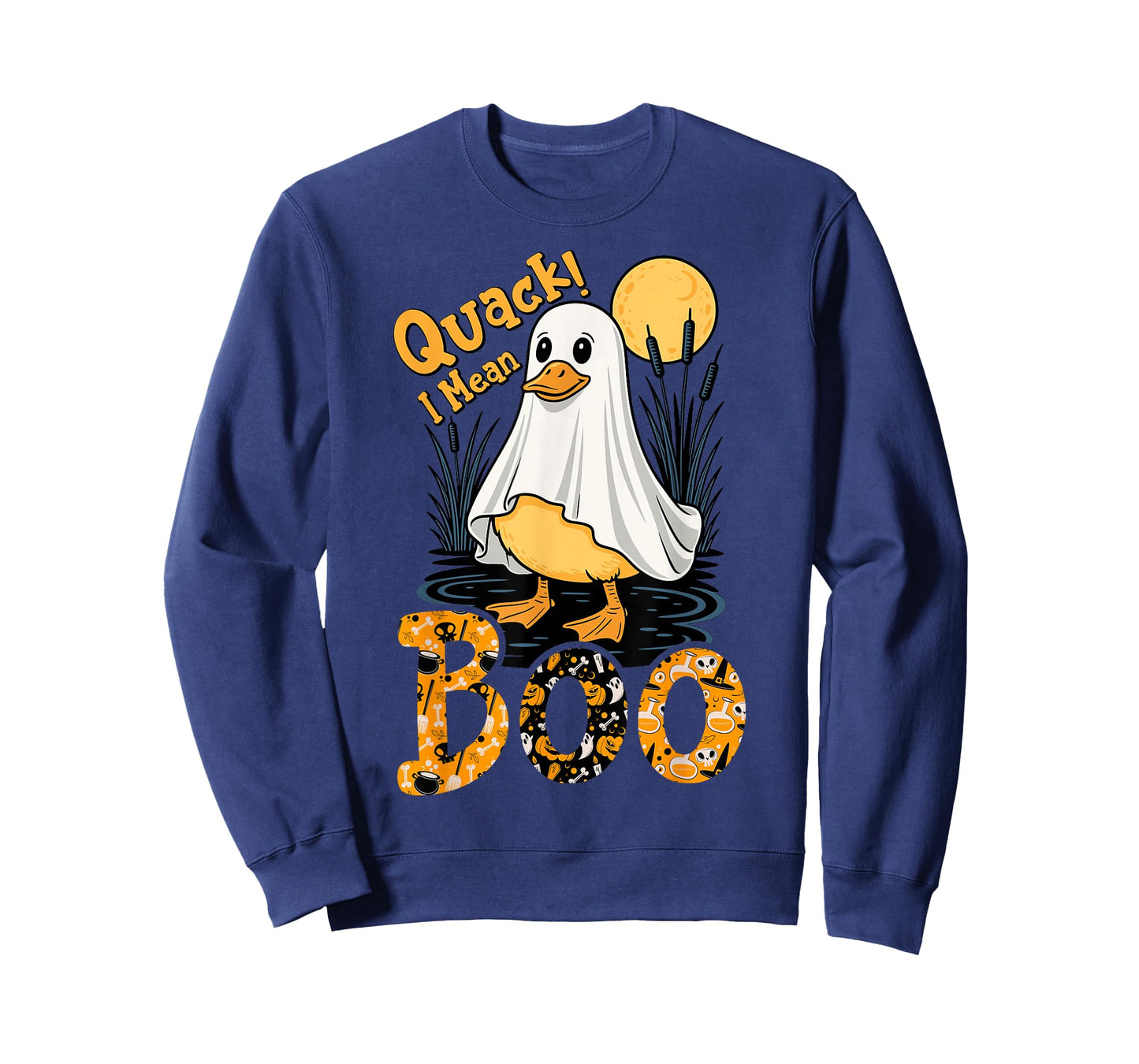 Quack I Mean Boo Duck Trick or Treat Spooky Halloween Party T-Shirt