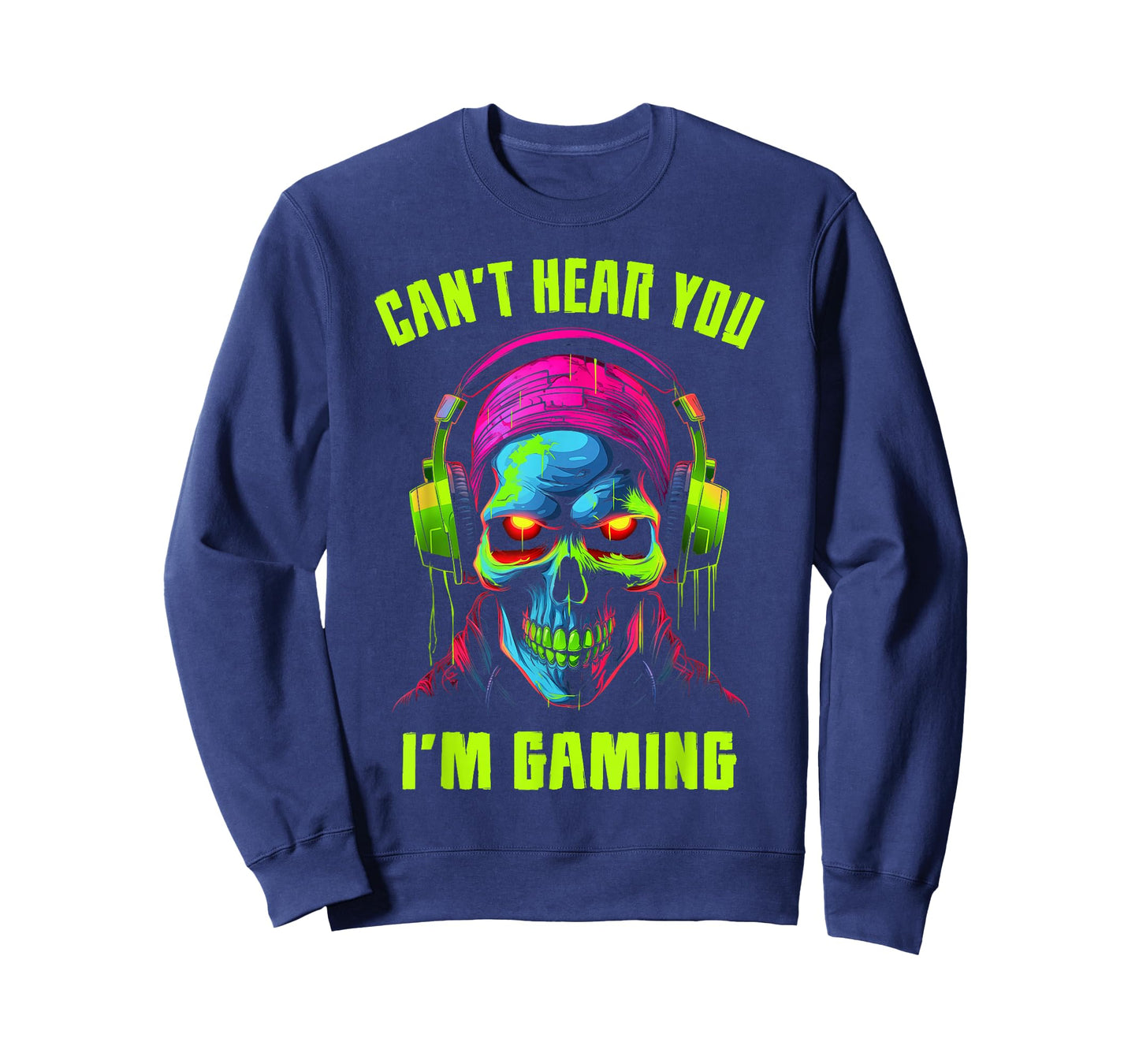 Gamer Shirt for Boys Teens Men Video Gaming Funny Skull T-Shirt