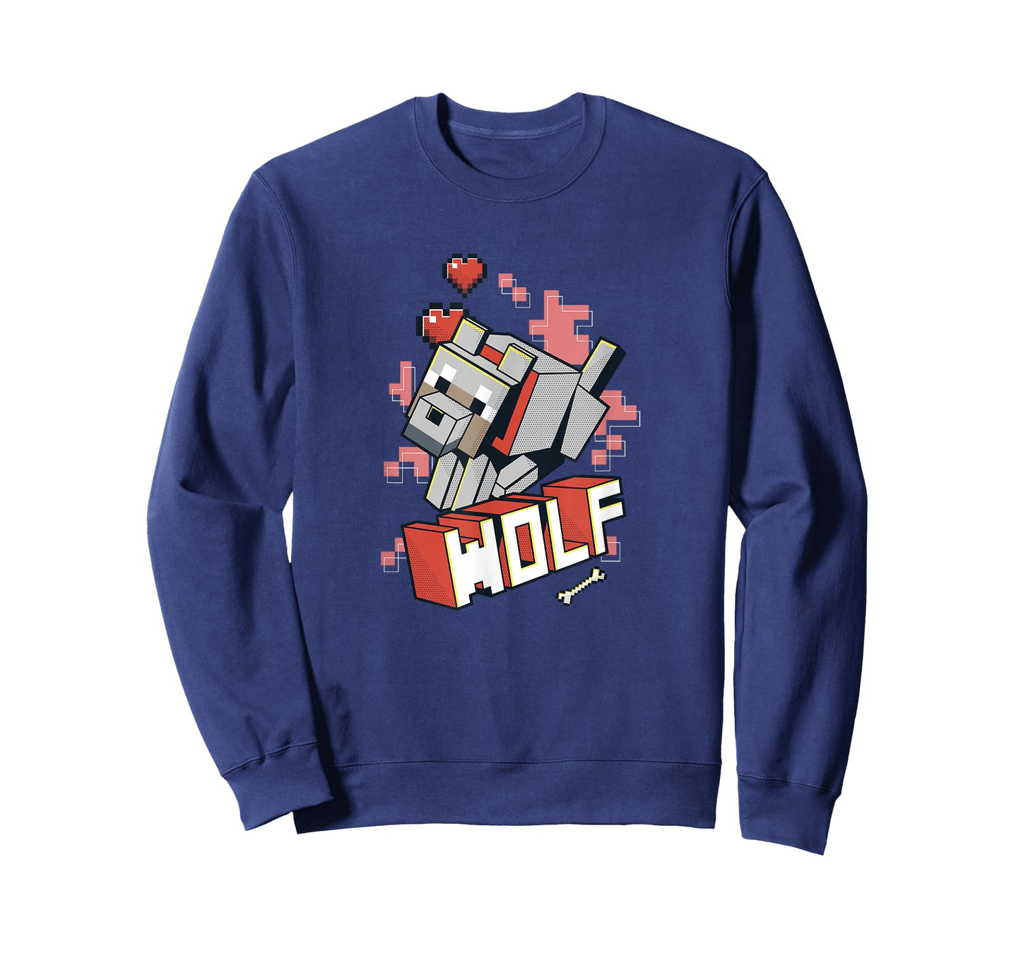 Minecraft Wolf Hero Love T-Shirt