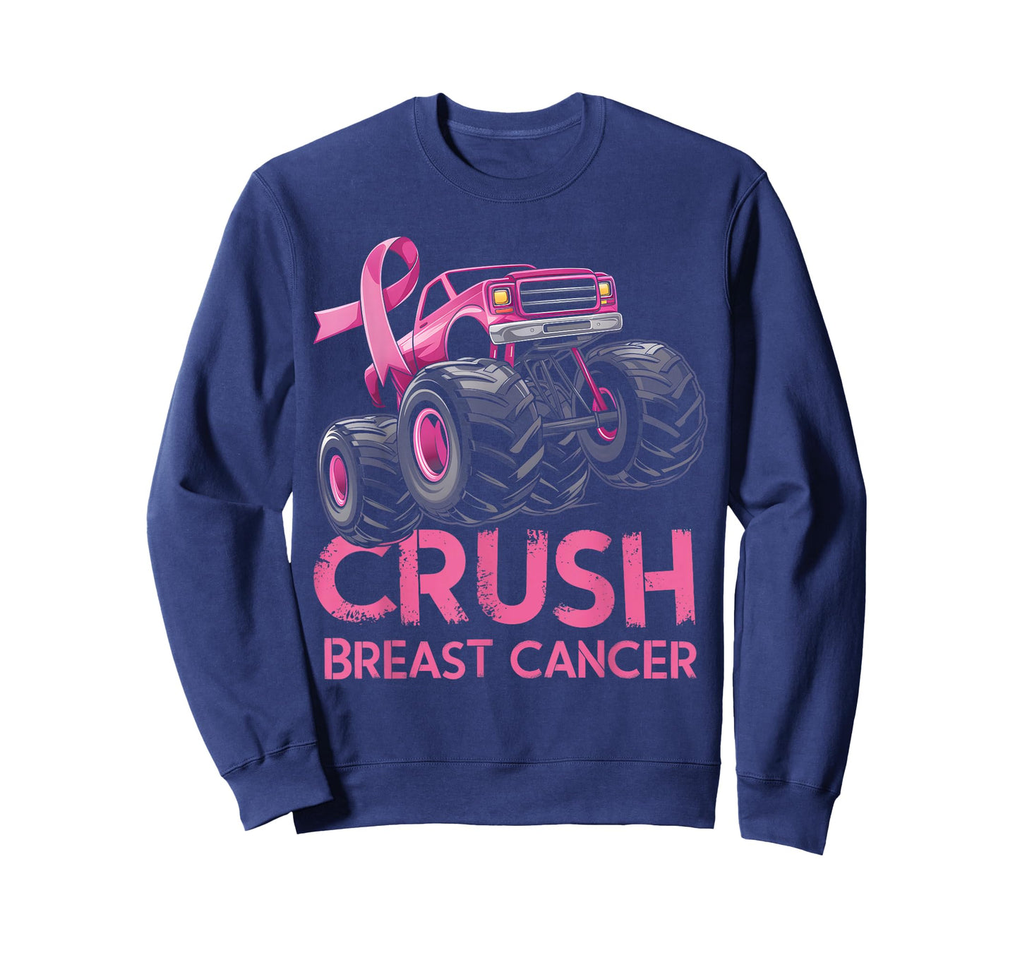 Crush Breast Cancer Awareness Truck pink for kids T-Shirt