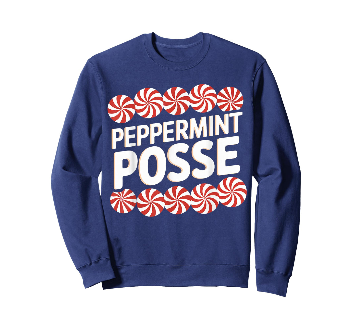 Peppermint Posse Festive Christmas Candy Theme Family Match T-Shirt