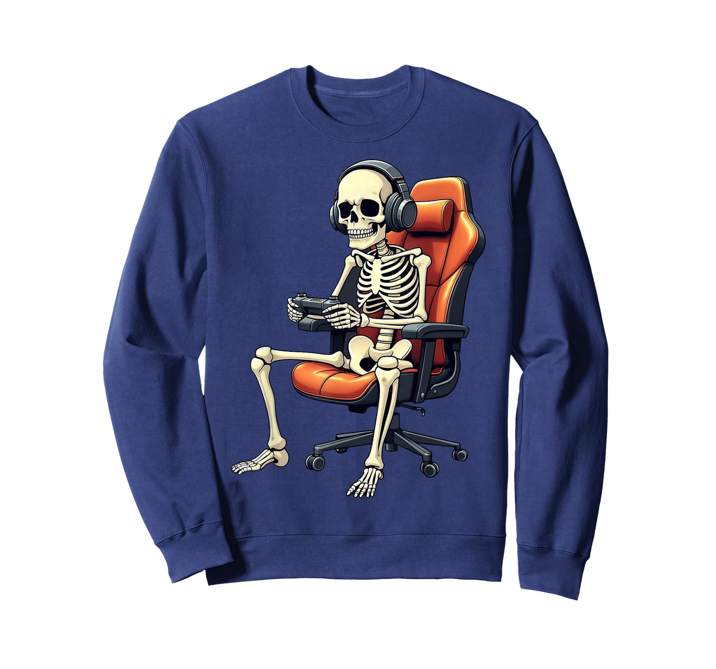 Halloween Skeleton Gamer Video Gaming Boys Girls Men Women T-Shirt